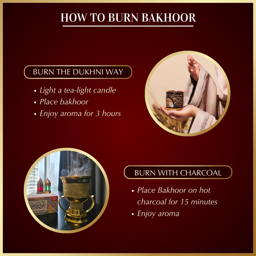 Oud Bakhoor Variety Box by Dukhni | Assorted Box | 30 Pieces Bakhoor | Gift Set & Refill Kit | Arabic Incense | Islamic Gifts, Eid & Ramadan Gift | Luxurious, Long Lasting