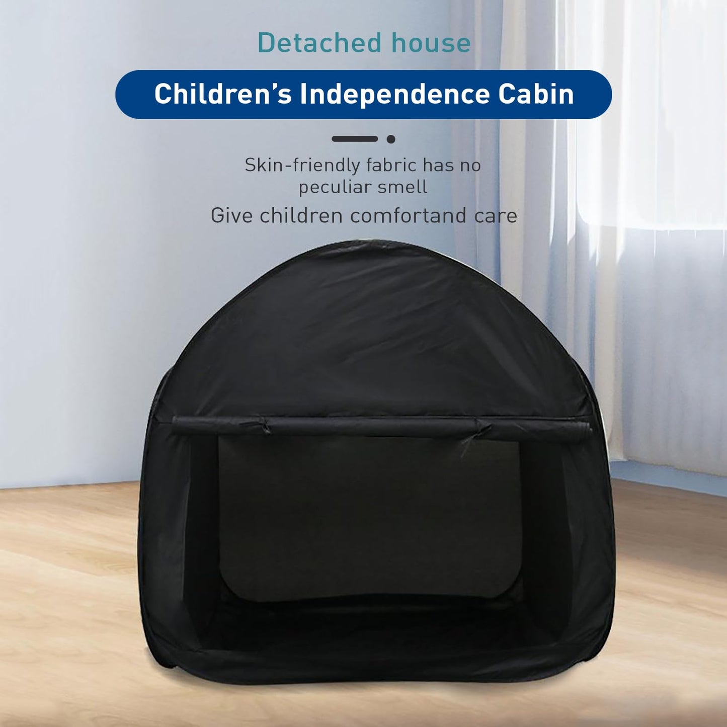 Sensory Tent for Kids 35.4 * 35.4 * 35.4 in- CPC Certified Calming Hideout with Blackout & Quiet Corner | Portable Collapsible Pop-Up Tent for Autism, ADHD, SPD | Improve Focus in Classroom, Bedroom