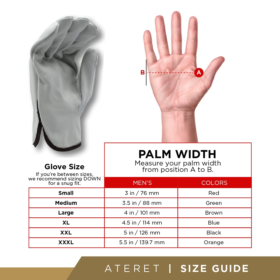 ATERET 12 Pairs Large Heavy Duty Durable Cowhide Leather Work Gloves I Driver Gloves for Truck Driving, Warehouse, Gardening, Farming
