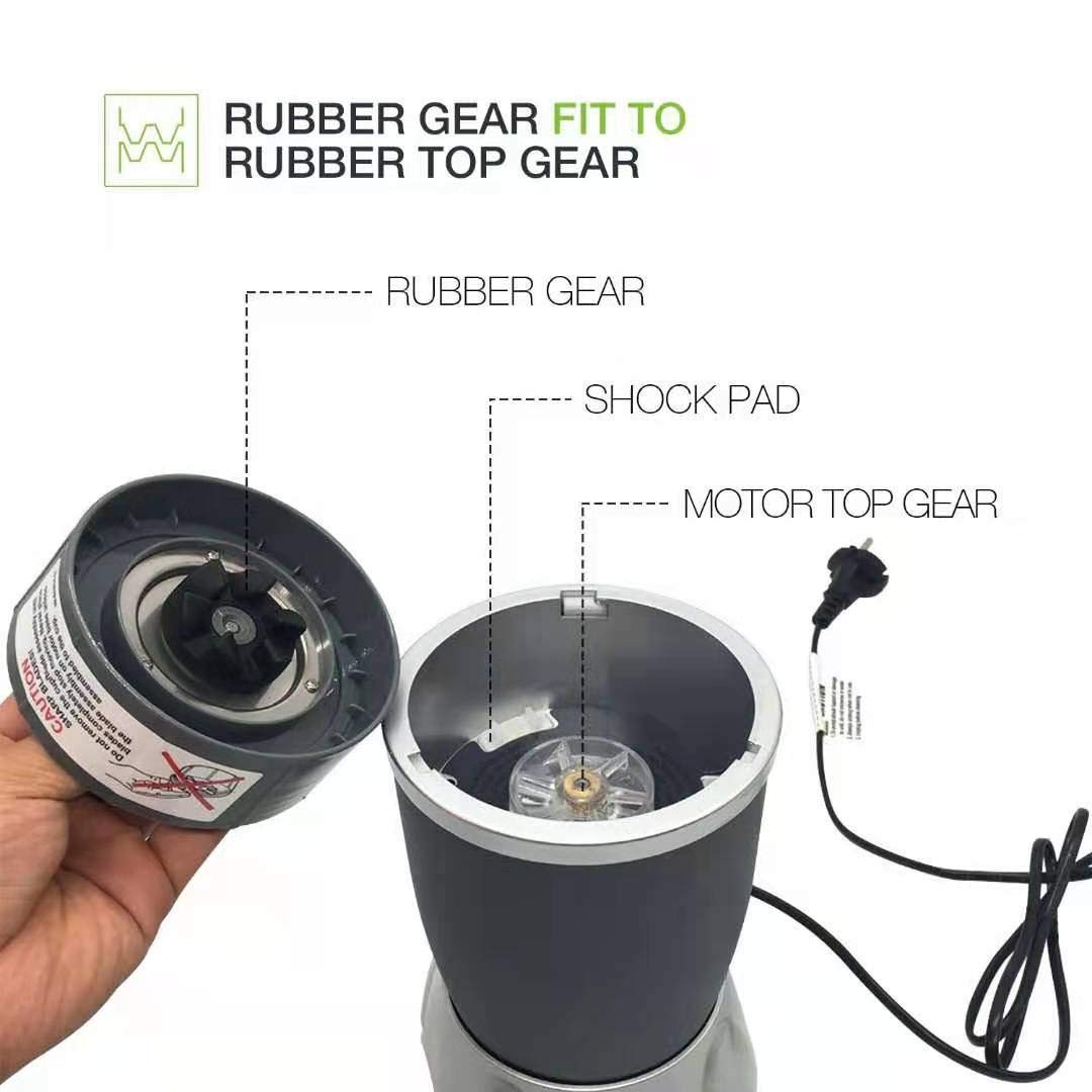 Extractor Blade Replacement Parts & Cups & Rubber Gear & Top Gear & Gaskets & Shock Pad Replacement Parts for NutriBullet Blender Accessories 600W/900W Series