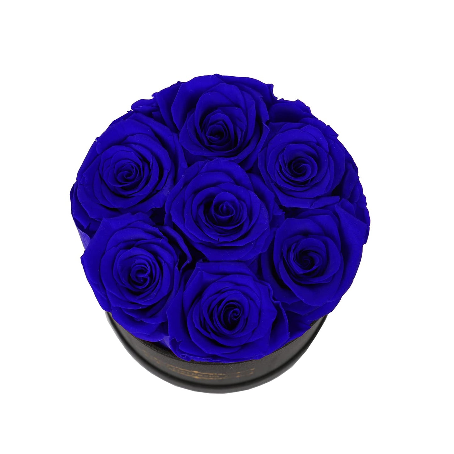 NATROSES 7 Piece Preserved Roses in a Box, Preserved Flowers for Birthday, Flower Gifts for Mothers Day (Royal Blue)