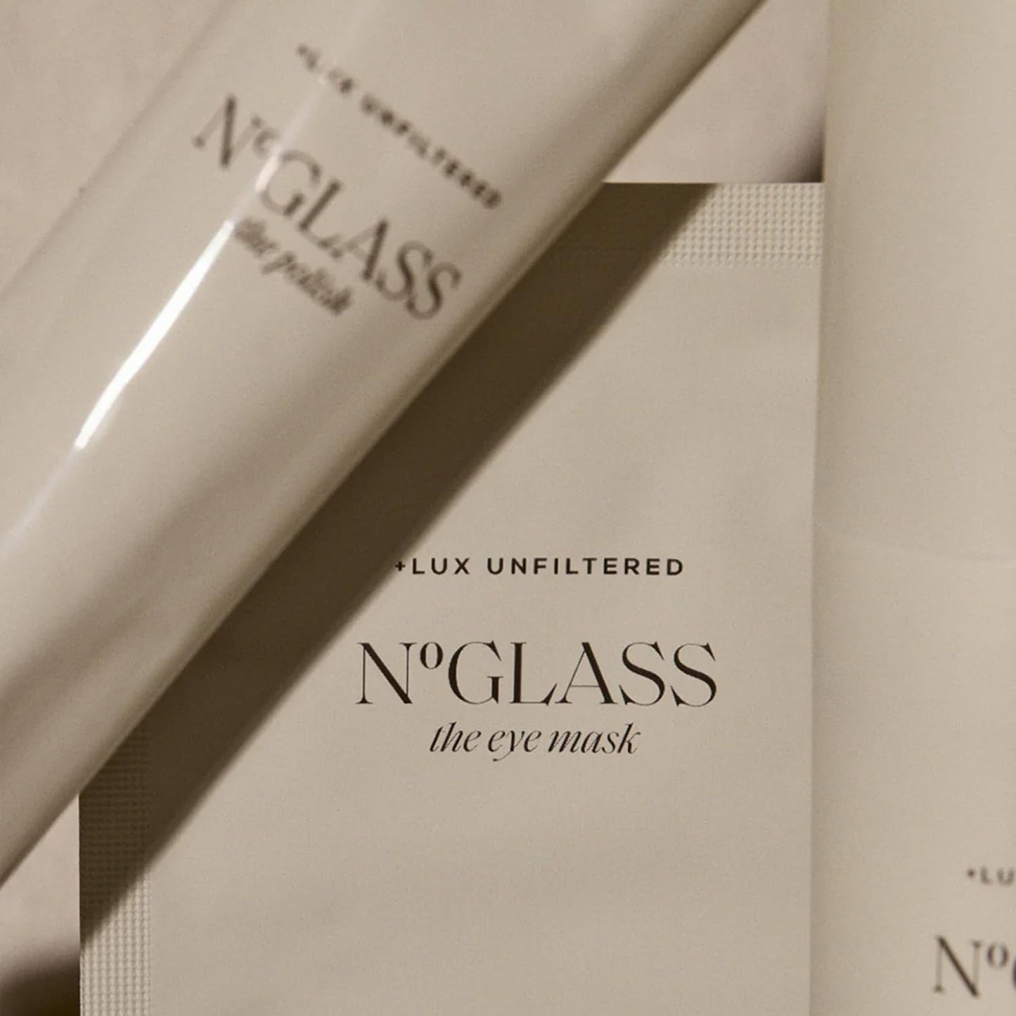 + Lux Unfiltered The Eye Mask, Anti-Slip Caffiene Infused Cooling Under Eye Patches, Reduce Puffy Eyes, Brighten and Hydrate Skin, 10 Count, Made in Korea