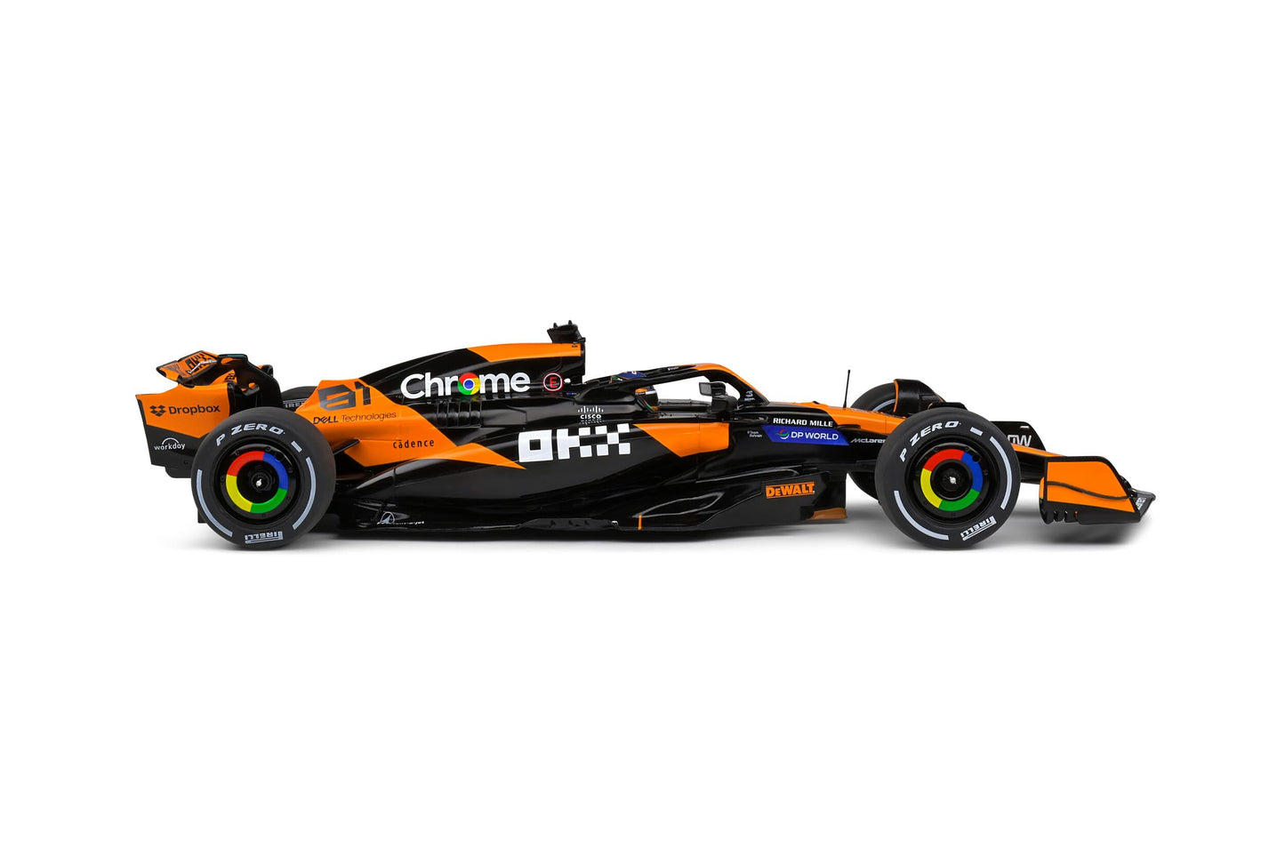 - Model Car Compatible with MCLAREN F1 Team MCL38 Orange O.PIASTRI Australia 2024-1:18 Solido - 1814202
