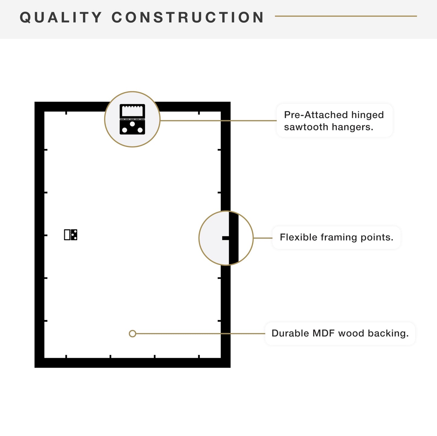 MCS Museum Poster Frame 24x36 Espresso Woodgrain, Vertical & Horizontal Wall Hanging Large Picture Frame for Photos, Posters & Art Prints (1-Pack)
