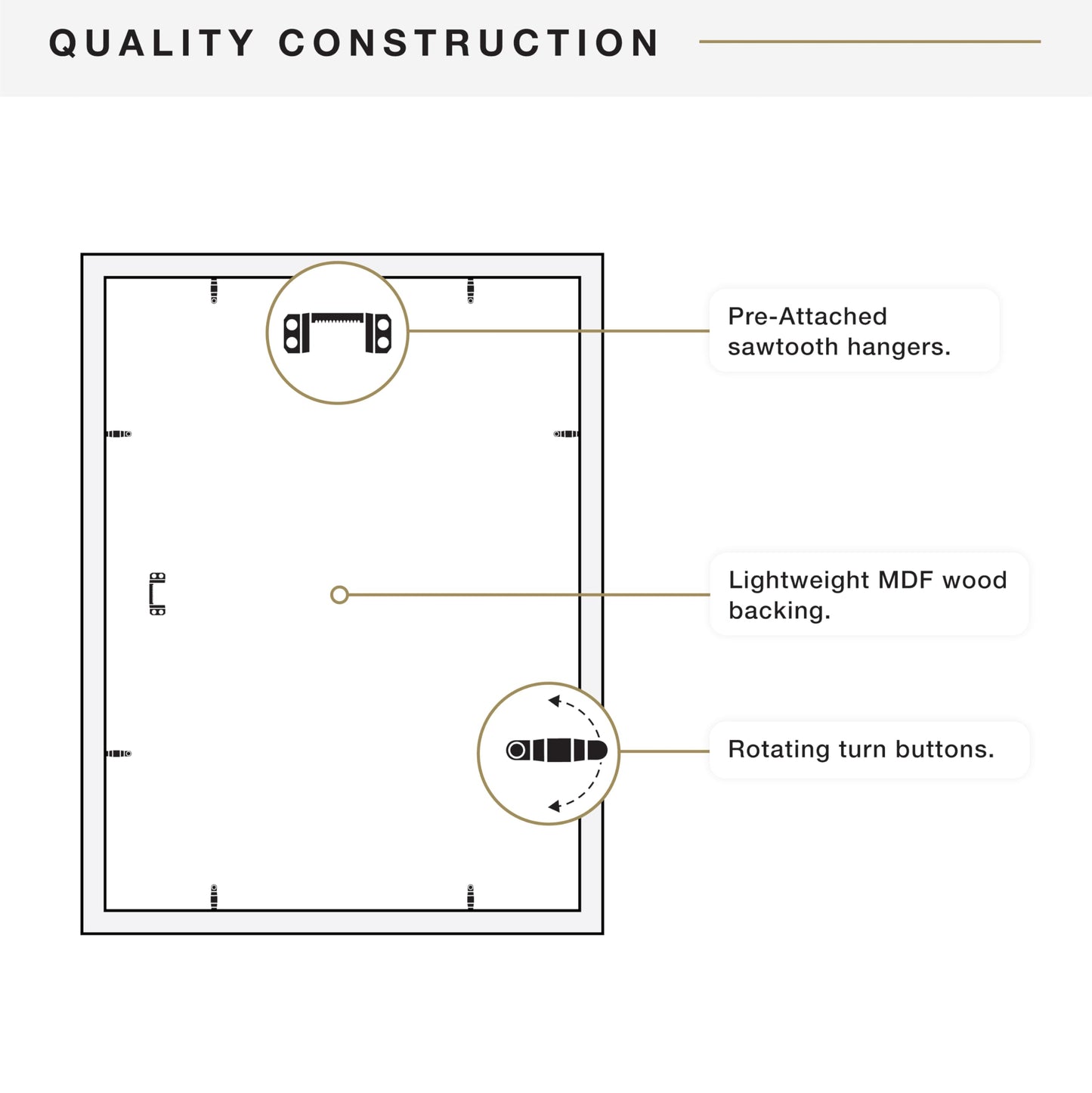 MCS Studio Gallery 17x23 Matted Poster Frame with 13x19 Picture Display, Black Woodgrain Engineered Wood Vertical & Horizontal Wall Hanging Large Picture Frame for Photos, Posters & Art Prints (1-Pack)