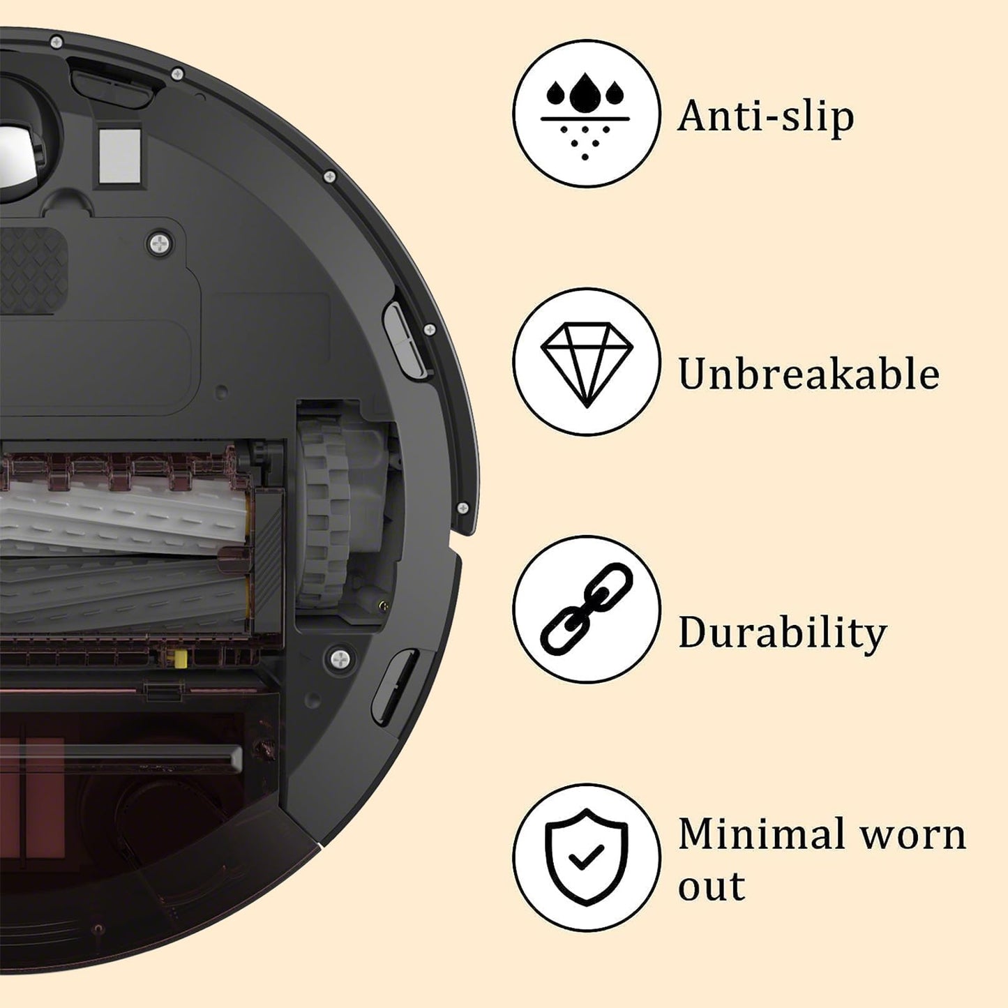 Coodss Left and Right Drive Wheel Module Pair compatible with iROBOT Roomba 500 600 700 800 900 Series Vacuum Cleaner Replacement Parts Accessories