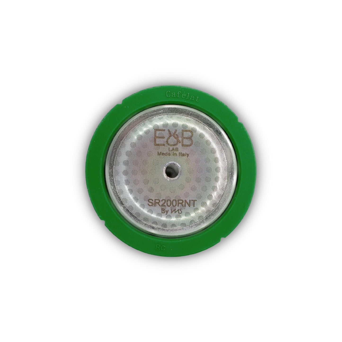 Custom Tune Up Kit 3in1 for Rancilio Silvia. IMS Nanotech Reinforced Screen SRT200NT, Cafelat Gasket - Green, Flat Screw