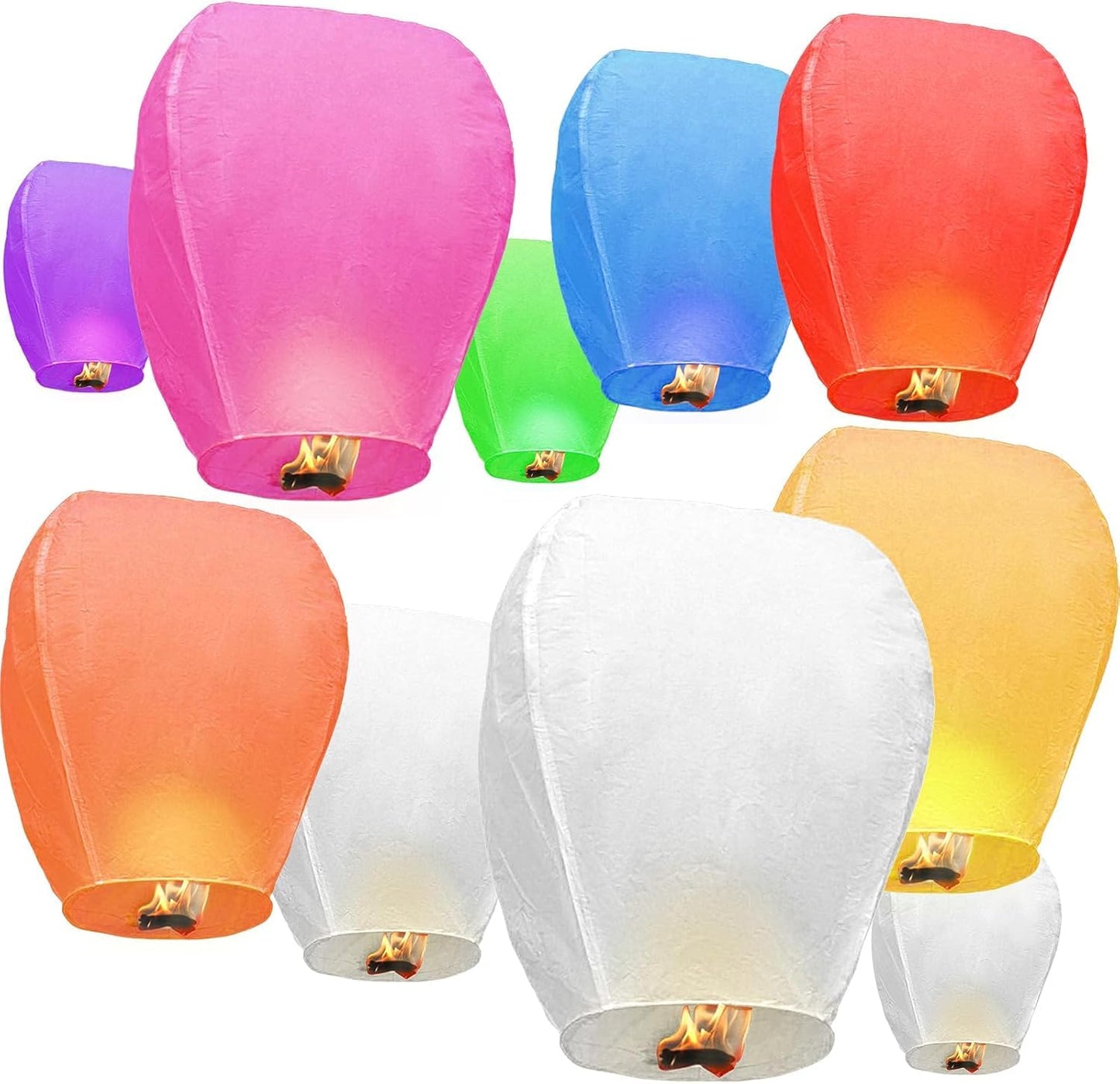 30 Pcs Colors Paper Lanterns Assembling and These Paper Lanterns for Beach Ball Sports Parties is Hassle - Free. Equipped With a C - Shaped Clip, Enabling Quick Setup.