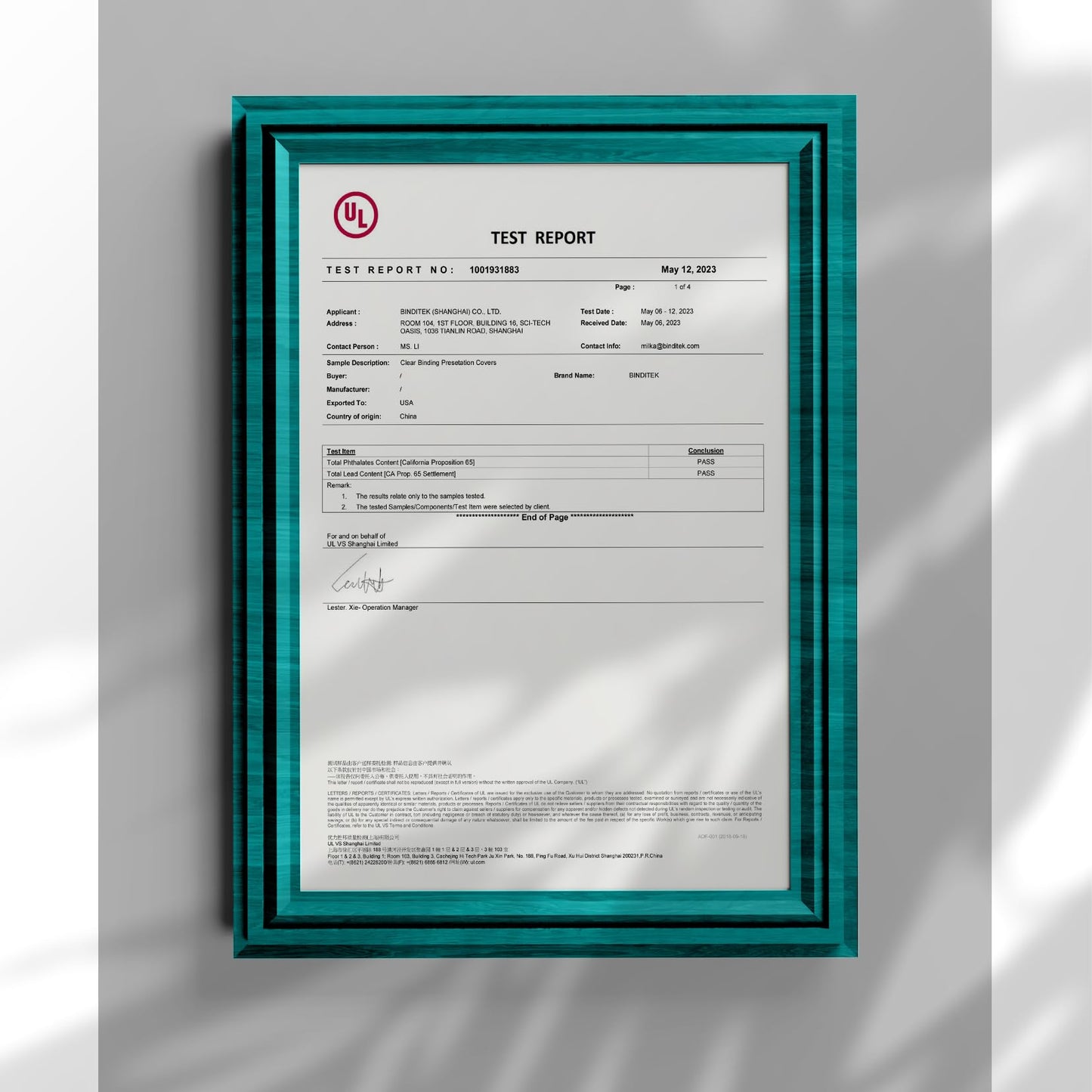 Binditek 200 Pack 12 Mil PVC Binding Report Covers, 8.5 x 11 Inches, Letter Size, Square Corners, Un-Punched, Office Supplies