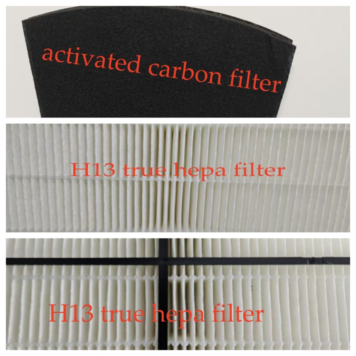 Prestivair Replacement Filter LP-HF550P Compatible with Live-Pure Bali Series LP550TH LP550THP Air Cleaner Purifier Filtration, 1 Pack HEPA Filter + 4 Pack Carbon Filter