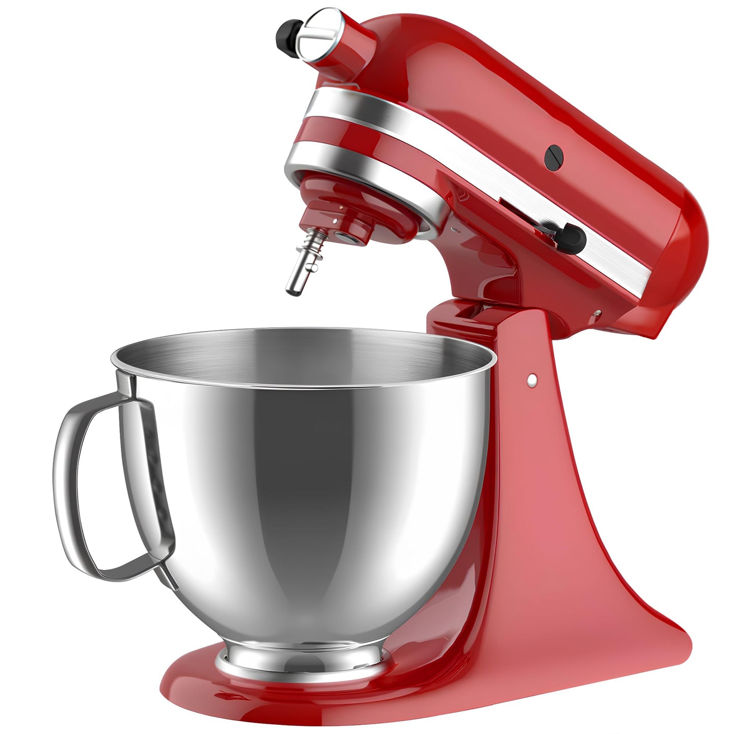 Stainless Steel Mixing Bowl for KitchenAid 4.5-5 Quart Tilt-Head Mixers, Stand Mixer Accessories, Replacement 5 QT Mixing Bowl with Handle