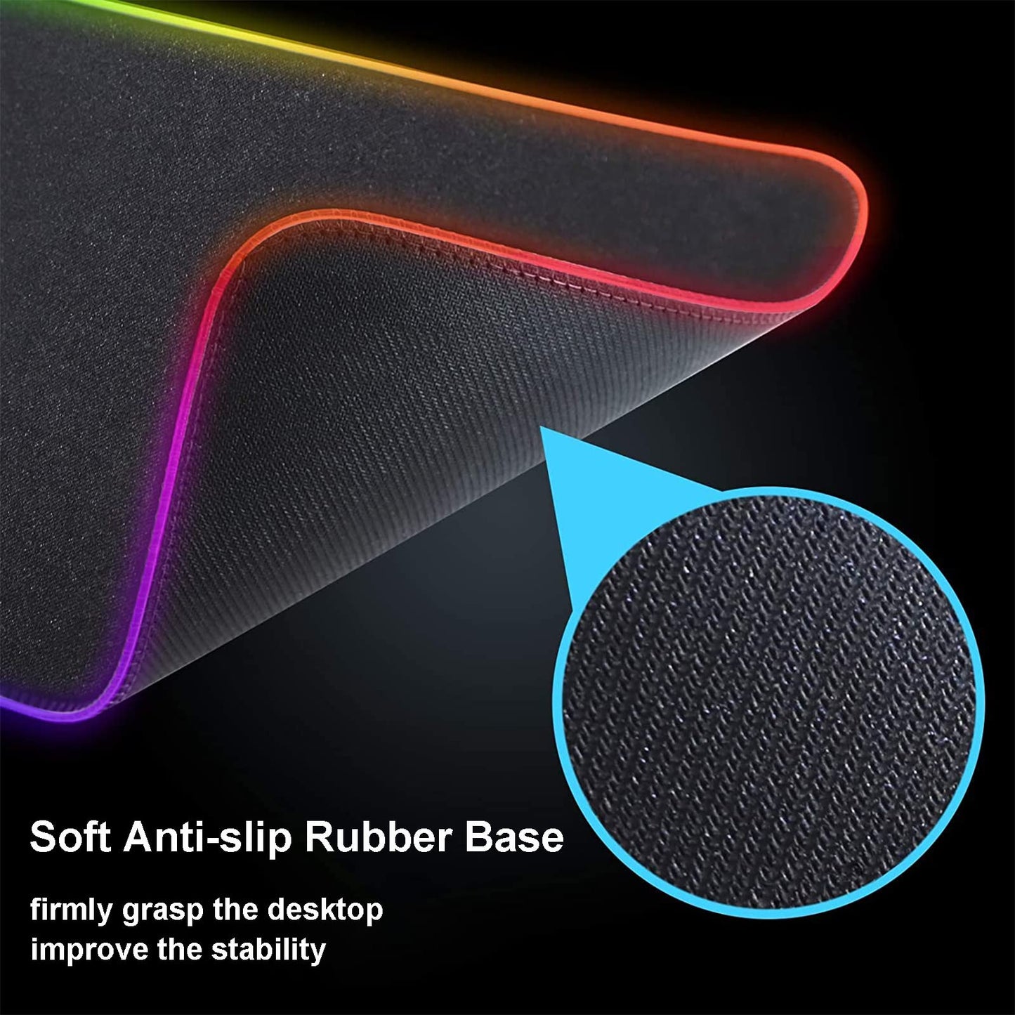 XXL Large Gaming RGB Mouse Pad The Chosen One Custom Desk Pad,Mousepad with Anti-Slip Rubber Base,Stitched Frame Mouse Mat,Portable Desk Mat for Computer Keyboard Mice Laptop & PC,31.5X15.7 Inch