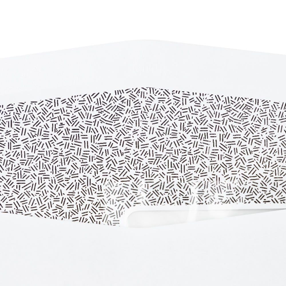 LUXPaper #10 All Purpose Window Envelopes | Security Tint | 4 1/8" x 9 1/2" | White | 24lb. Text | 500 Qty