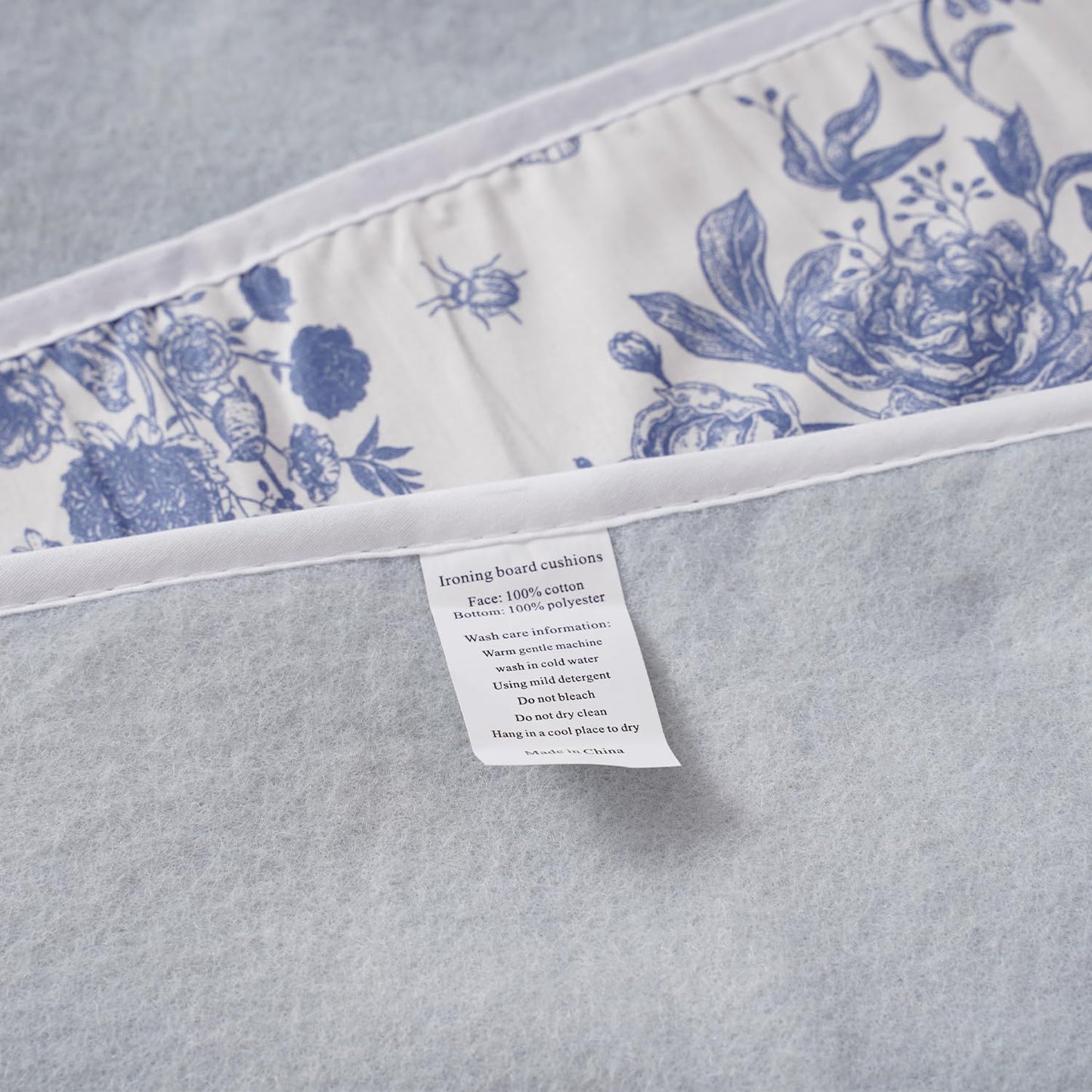 MinoCino Large Ironing Mat 31x59, Heat-Resistant Foldable Ironing Pad with Hanging Hooks, Portable Cotton-Top Ironing Blanket