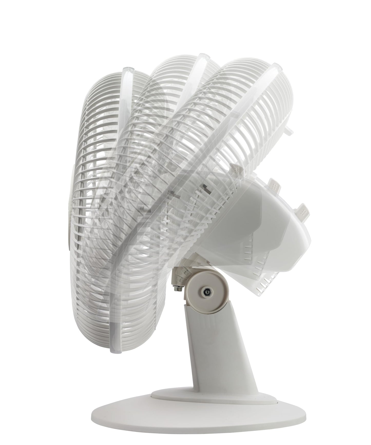 Lasko 12" Oscillating Table Fan for Home, Offices, Bedrooms, Living Rooms, 3-Speeds, Widespread Oscillation, Tilt-Back Fan Head, Portable, White, 2012