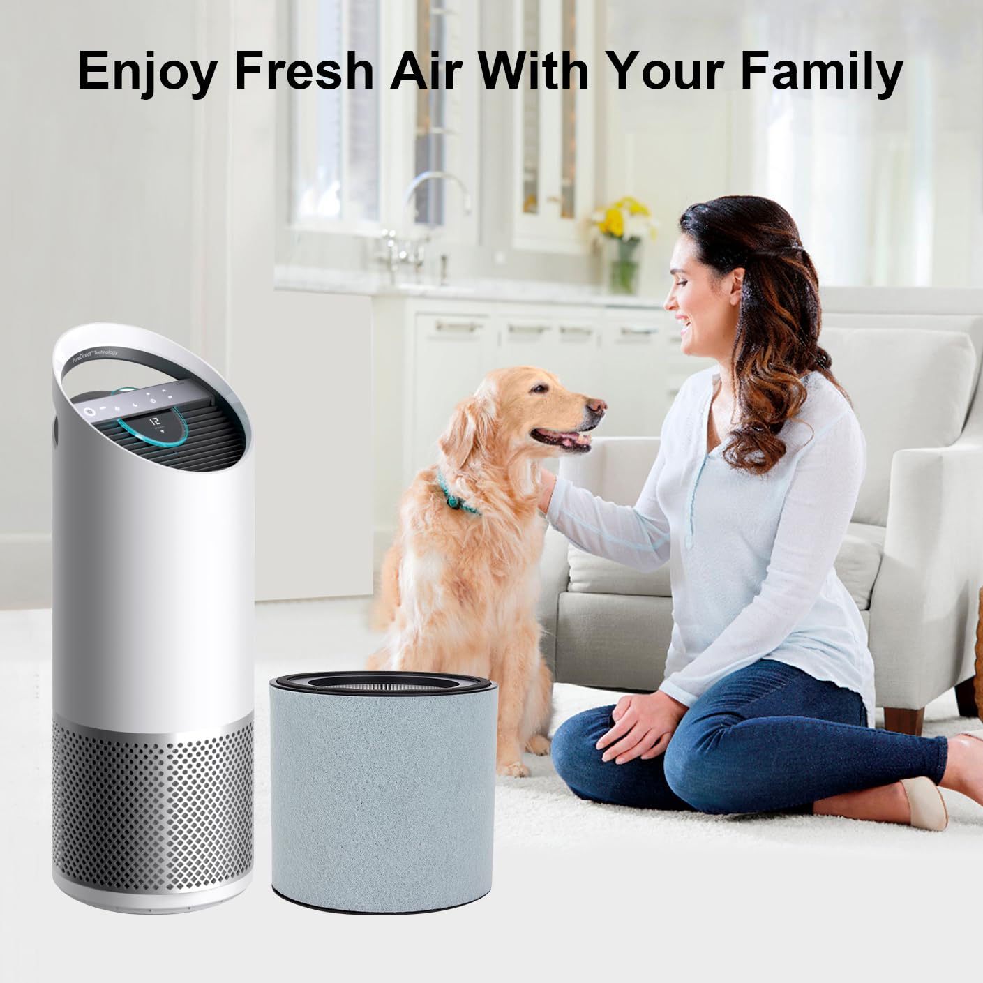 Z-3000 HEPA Filter Replacement for TruSens Z-3000 Air Purifier, 1 HEPA Filter + 3 Activated Carbon + 3 Pre-Filter