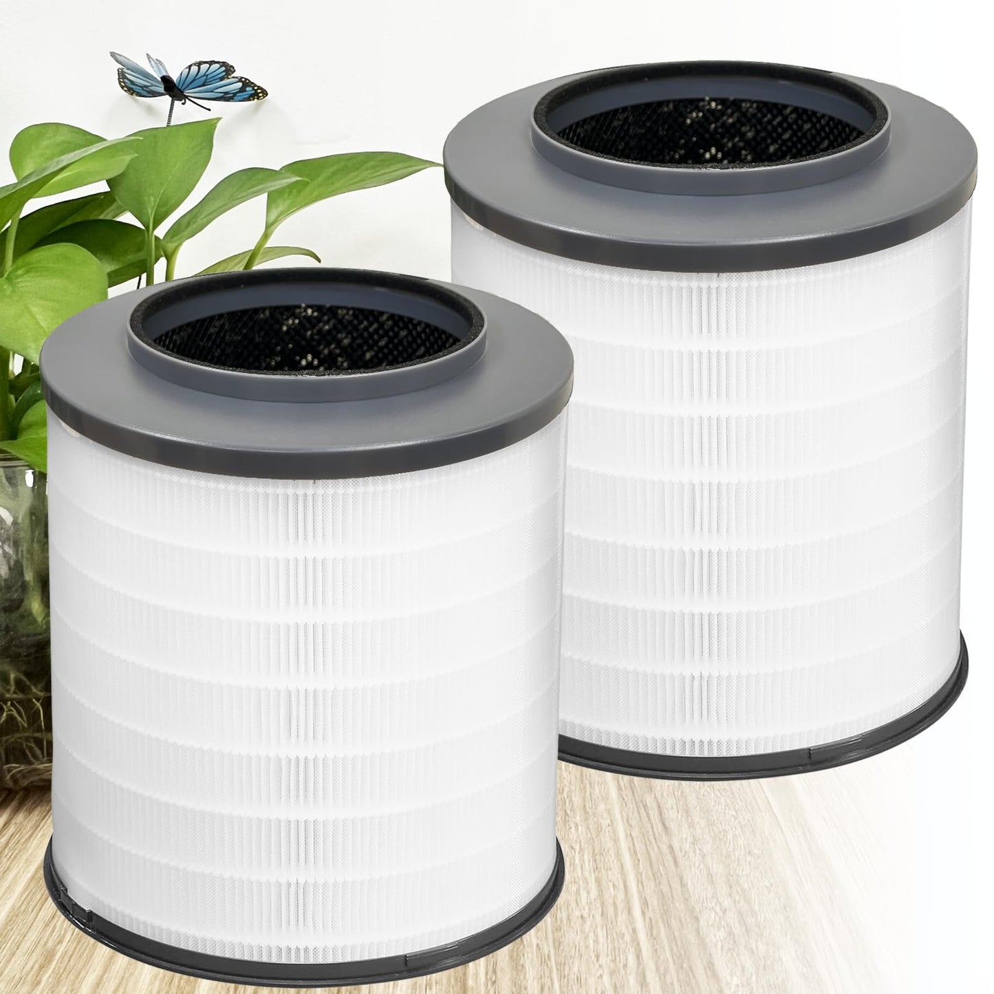 WOCASE 2-Pack 12030 True HEPA Replacement Filters, Premium H13 HEPA Air Purifier Filter Compatible with Clorox 1000 Sq. Ft. Medium Room Air Purifier 11030 & 11031, #12030