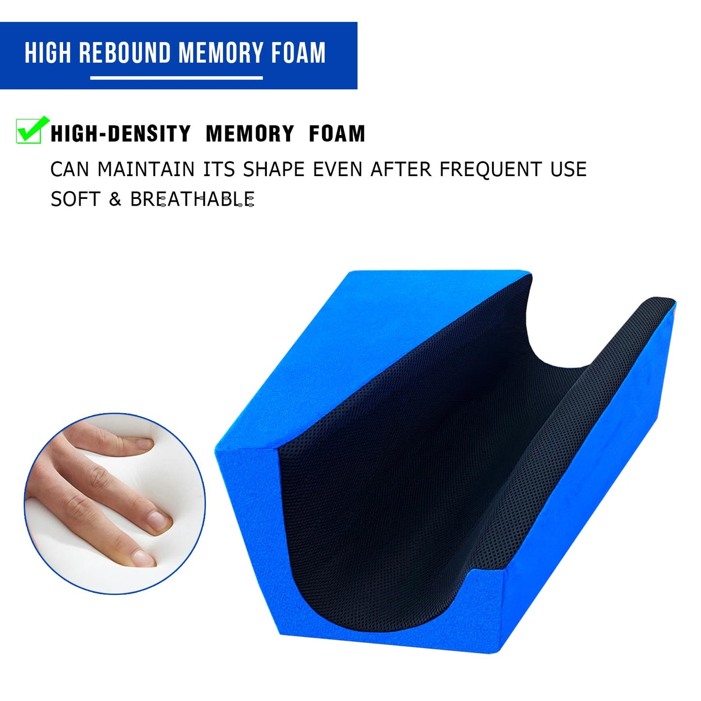 bibahala Hip Abduction Pillow Knee Wedge Leg Lifter for After Knee Surgery Replacement Recovery Aids Hip Abductor Pillow Maintain Leg Fixators While Sleeping (Right)