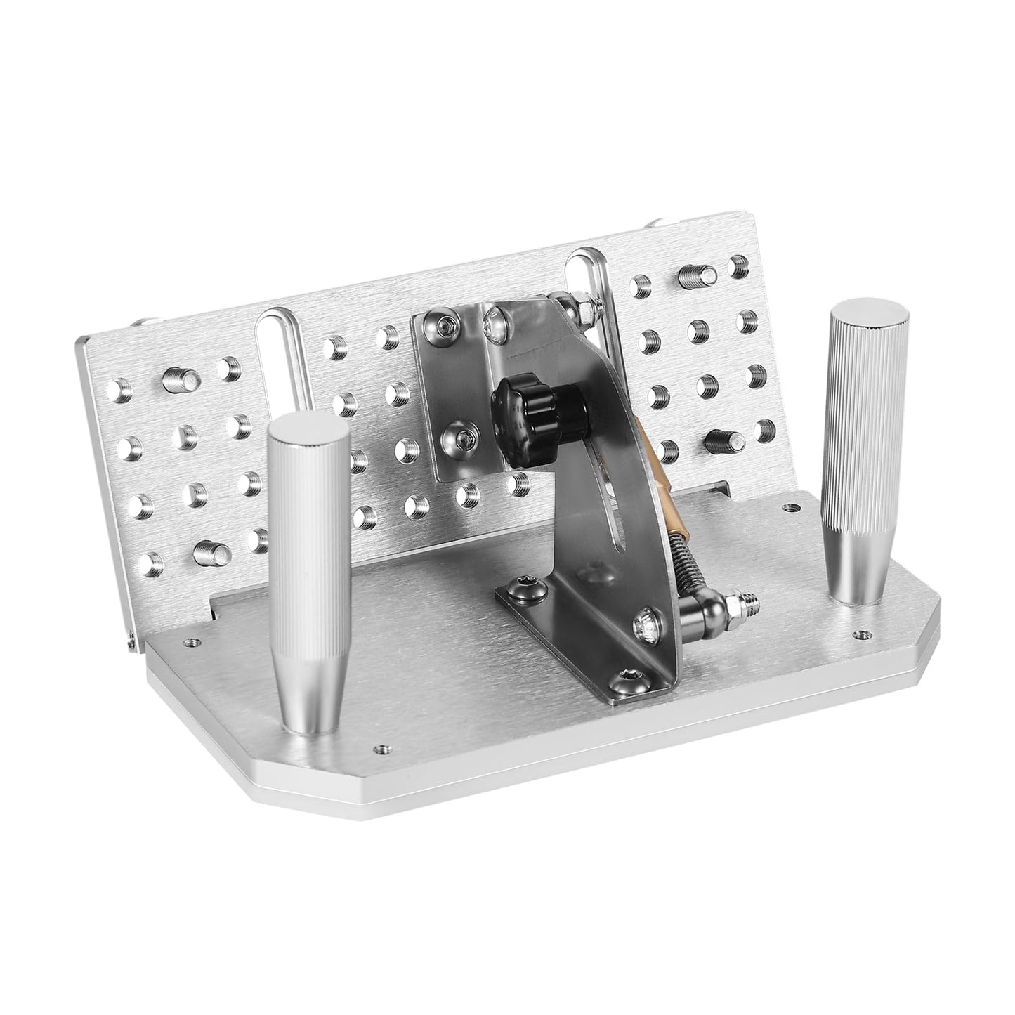VEVOR Belt Grinder Knife Jig, 85° - 115° Adjustable Belt Sander Knife Sharpening Jig with Dual Handles, 7.68" Long Sharpener Locator Compatible with Belt Sander, Bench Grinder, Sharpening Machine