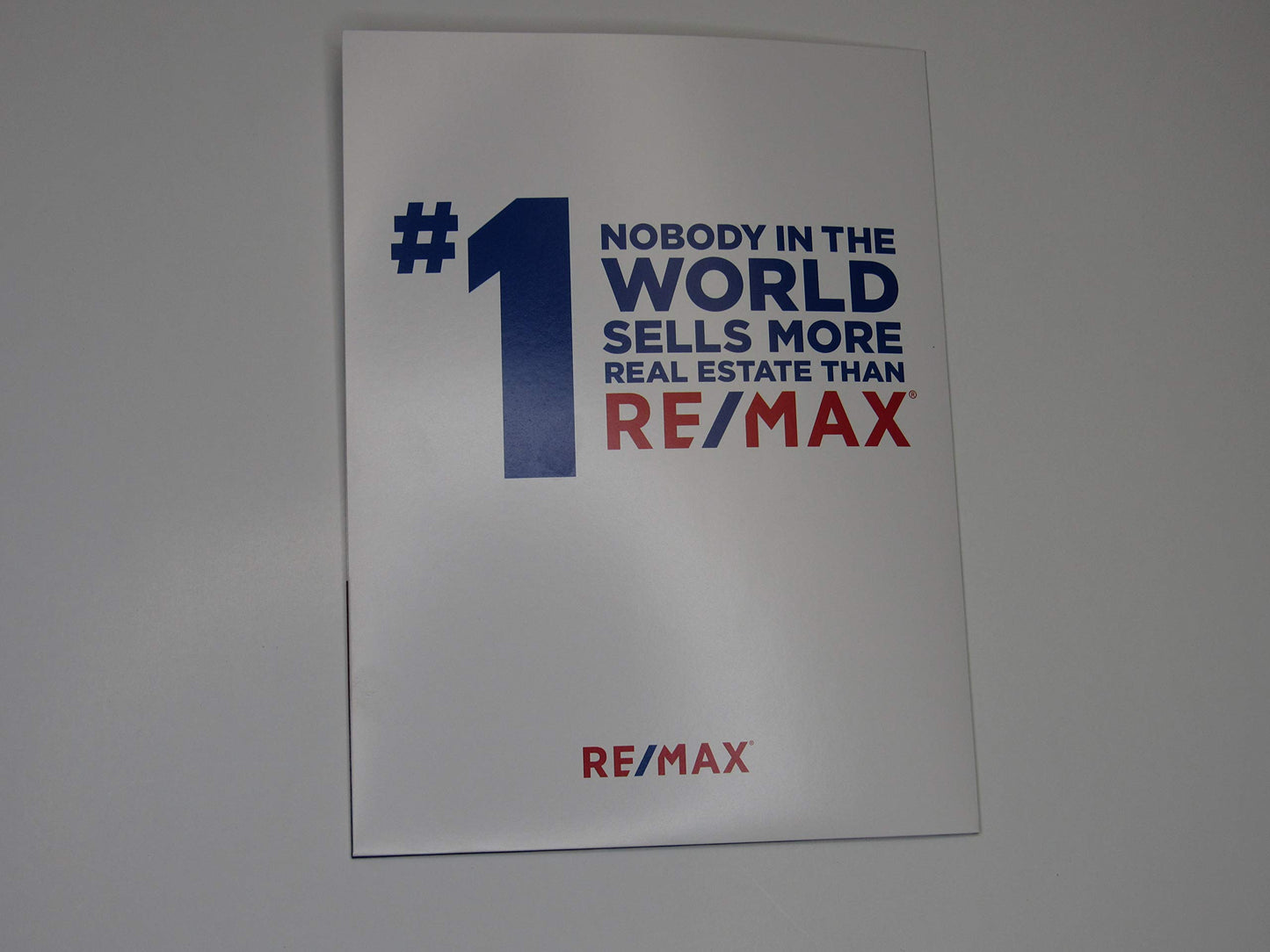 RE/MAX Folders "N01-Blue" 25 Pack