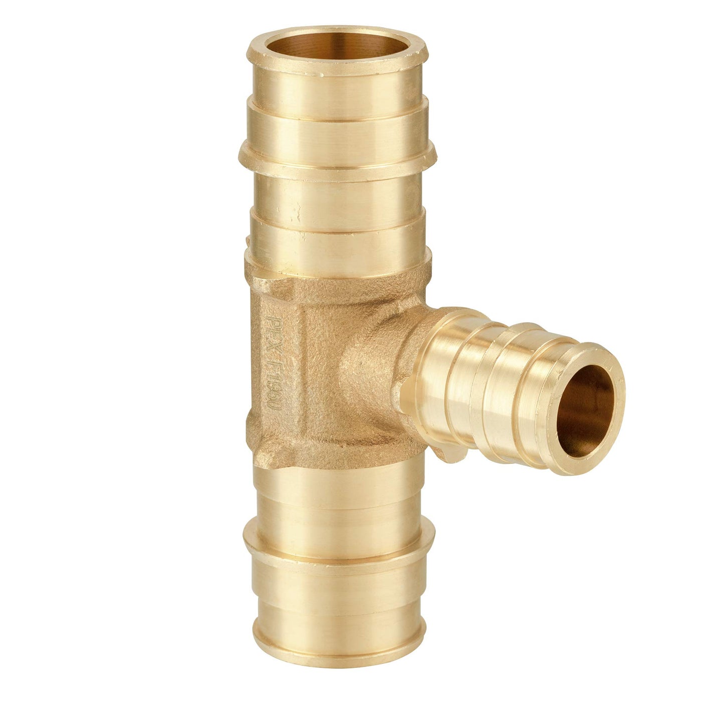 (Pack of 10) EFIELD Pex A Full Flow Expansion Brass Fittings 3/4"x 3/4"x 1/2" Reducing Tee ONLY For Pex-A Tubing Connection, ASTM F1960,(PEX1960120)