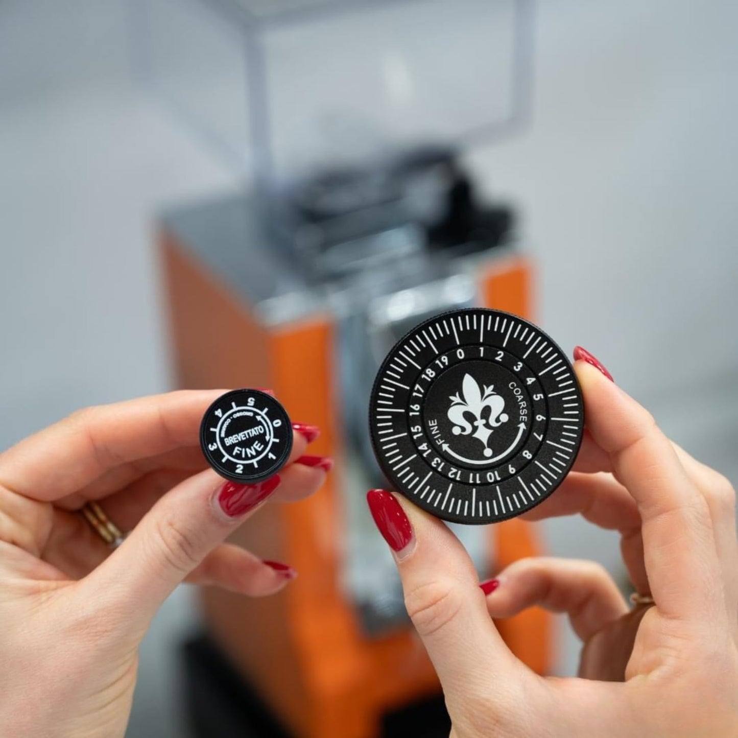 King Size Grind Dial, Adjusting Knob for Eureka Mignon Coffee Grinders