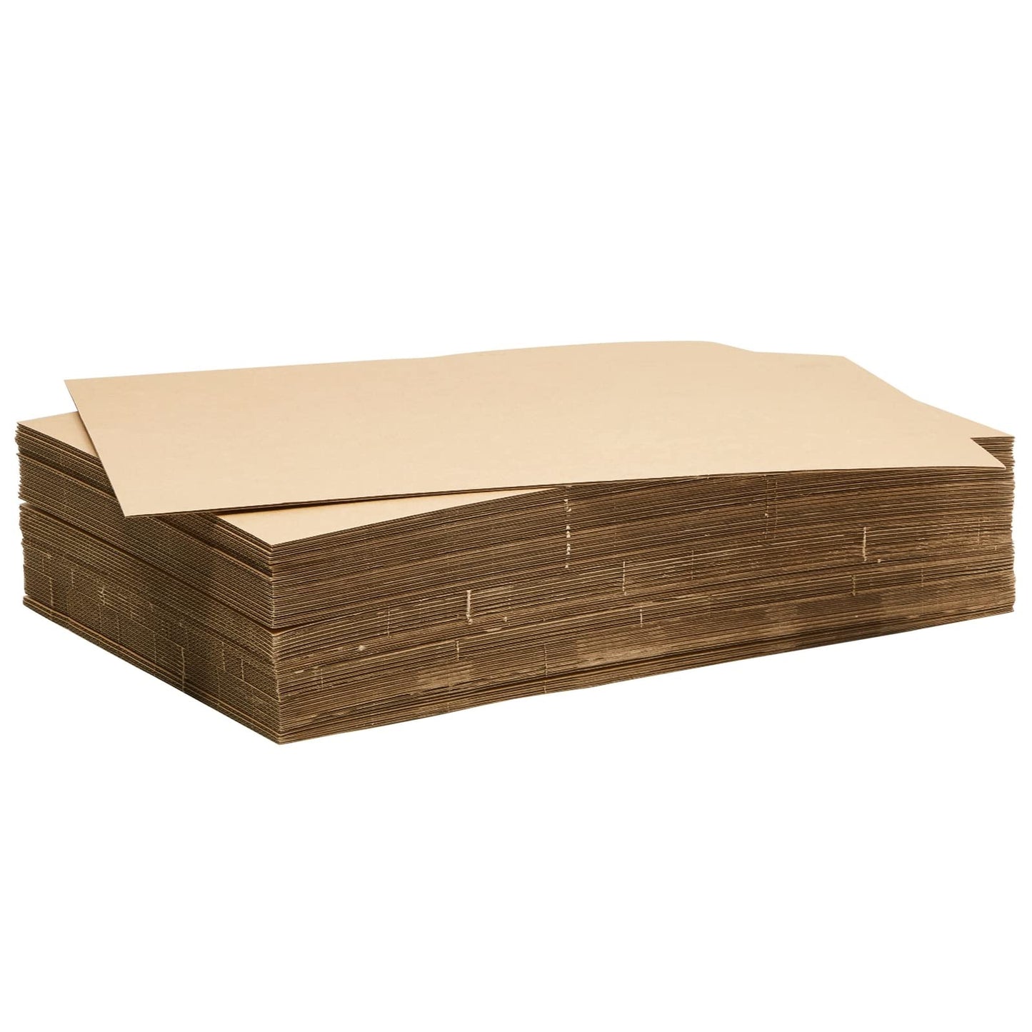 Juvale Corrugated Cardboard Sheets - 11 x 17 in, 2mm Thick, Brown, 50-Pack - Flat Packaging Inserts for Cardboard Mailers - Craft Board Projects