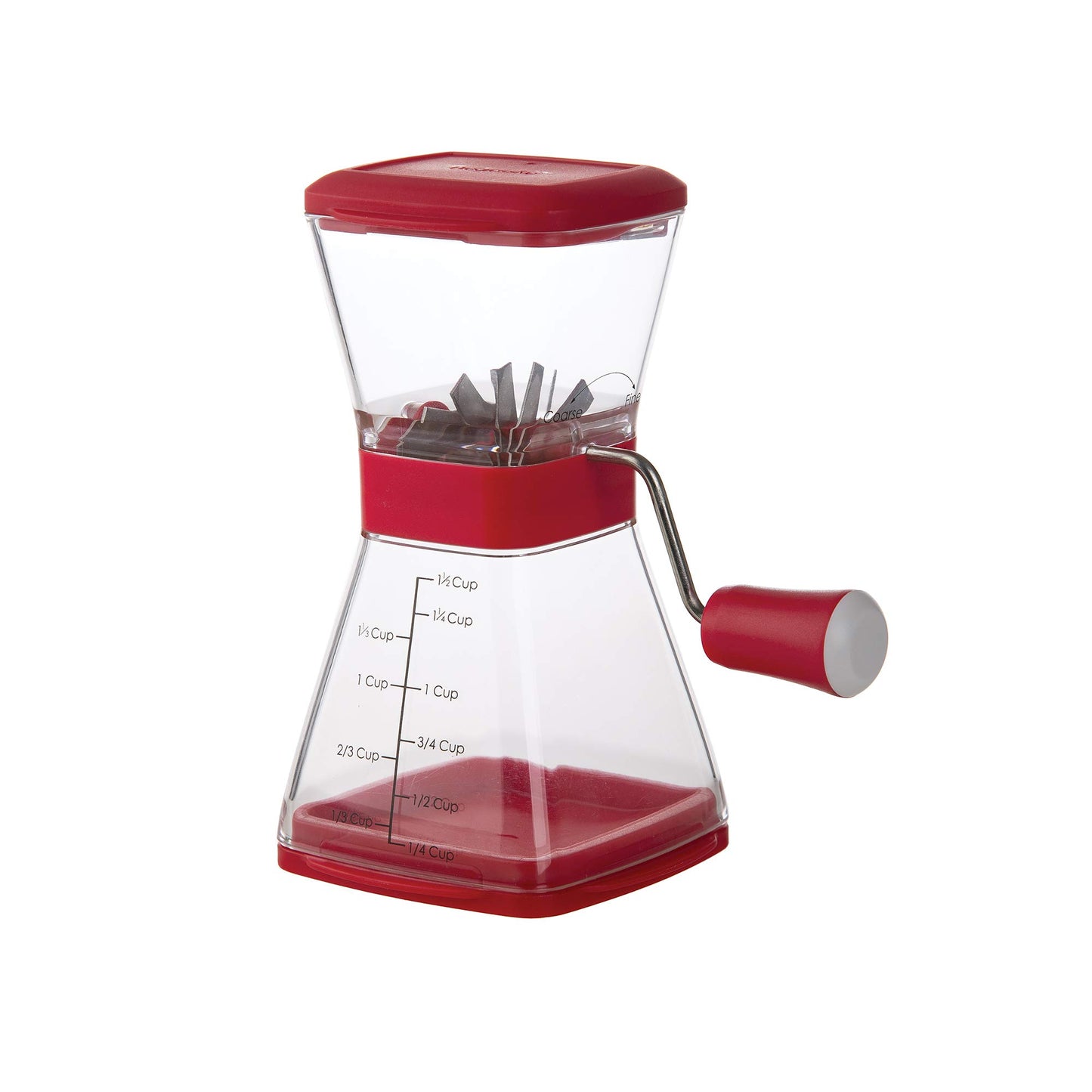 PrepWorks Nut Chopper – Manual Handheld Nut Grinder for Chopping Nuts, Seeds, and Herbs, Easy to Use, BPA-Free