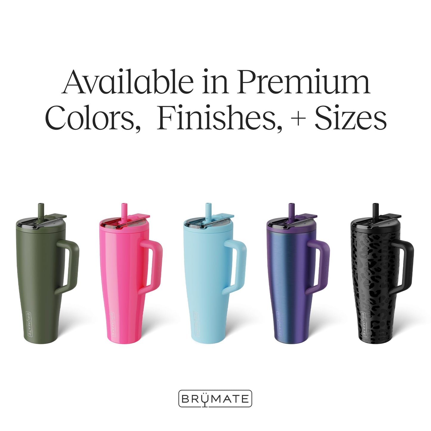 BrüMate Era Flip 40oz Tumbler with 100% Leakproof Covered Straw Lid | Hygienic Covered Straw | Insulated Stainless Steel Water Bottle with Handle | Cup Holder Friendly | BPA-Free (Lilac Dusk)