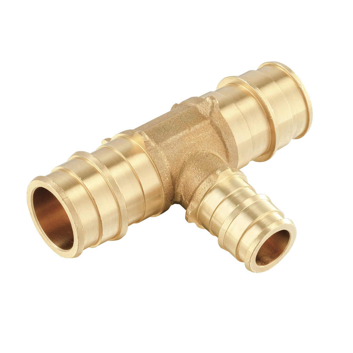 (Pack of 10) EFIELD Pex A Full Flow Expansion Brass Fittings 3/4"x 3/4"x 1/2" Reducing Tee ONLY For Pex-A Tubing Connection, ASTM F1960,(PEX1960120)