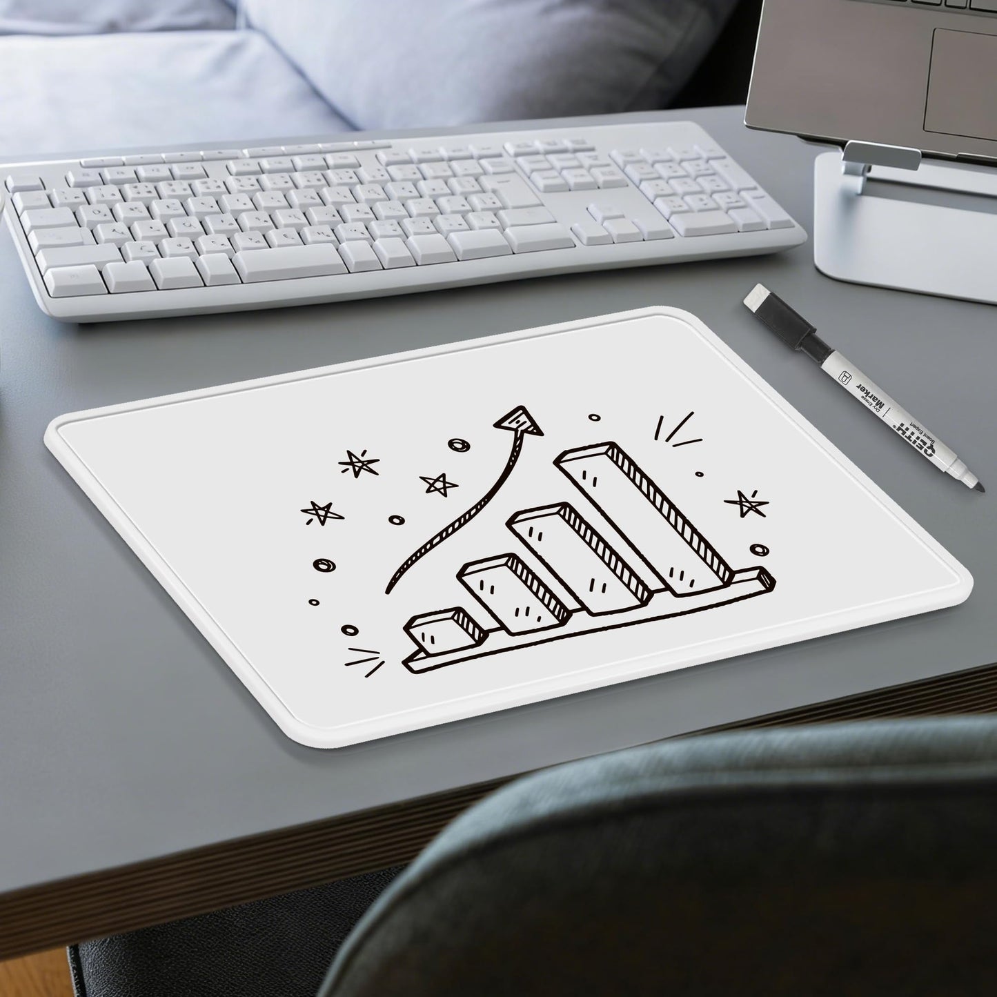 Dry Erase Boards, 12 Pack 9 x 12 Inch Magnetic Double Sided Portable Personal Small Whiteboards, Include 12 Markers, 12 Erasers, 24 Magnets for Kids, Students, Teachers Classroom School Supplies