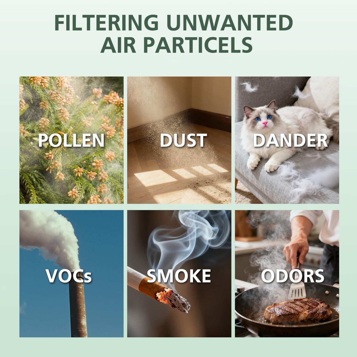 isinlive 2 Pack FLT5000 Filter C Replacement with 6 Pack Activated Carbon Pre-Filters Compatible with G-guardian Air Purifier AC5000 AC5000E AC5250PT AC5350B AC5350BCA AC5350W AC5300B