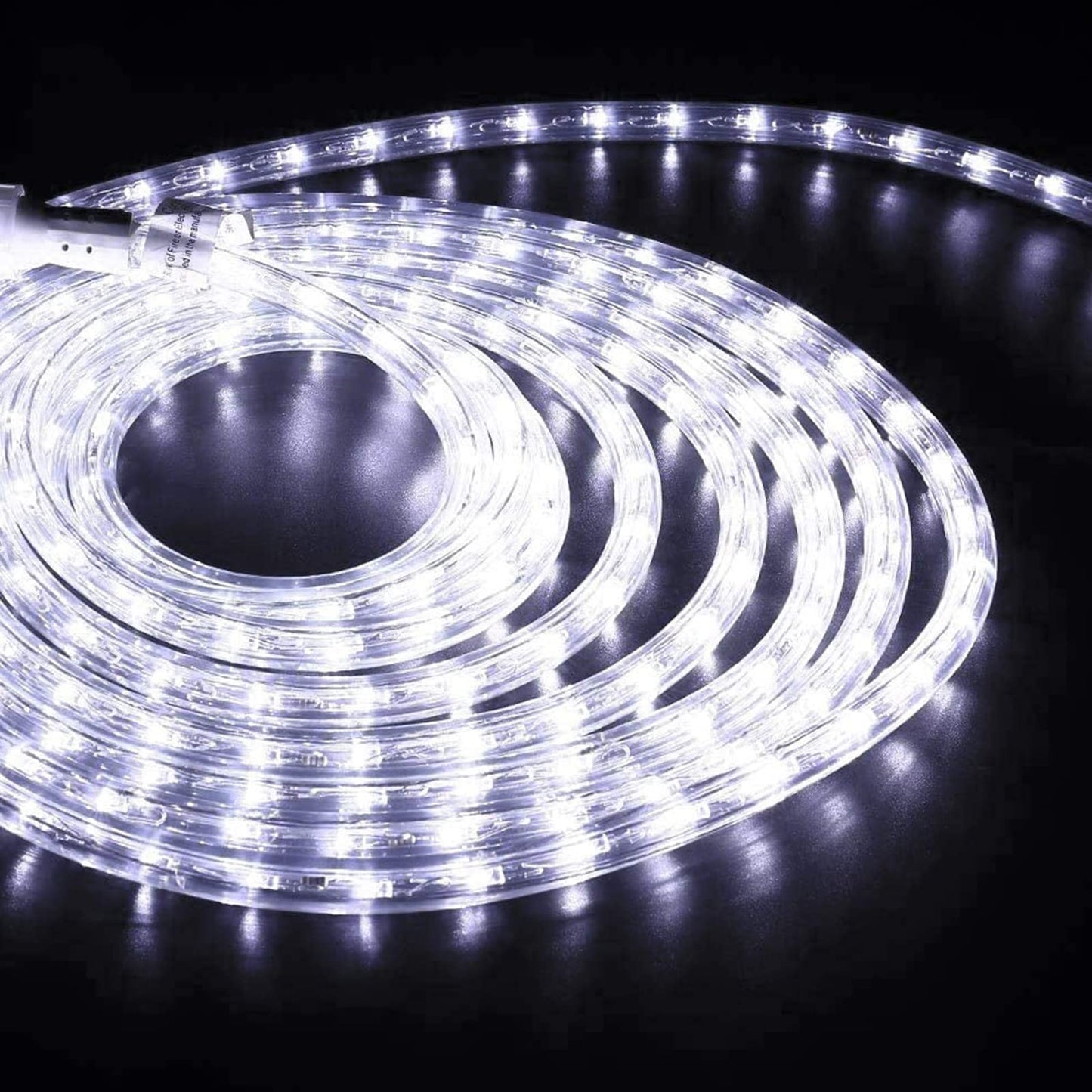 100ft LED Rope Lights Outdoor, 720 LED Connectable and Flexible Tube Lights with 8 Modes, Waterproof LED Rope Lighting for Garden, Patio, Pool, Bedroom, Party, Indoor Outdoor Decoration (White)