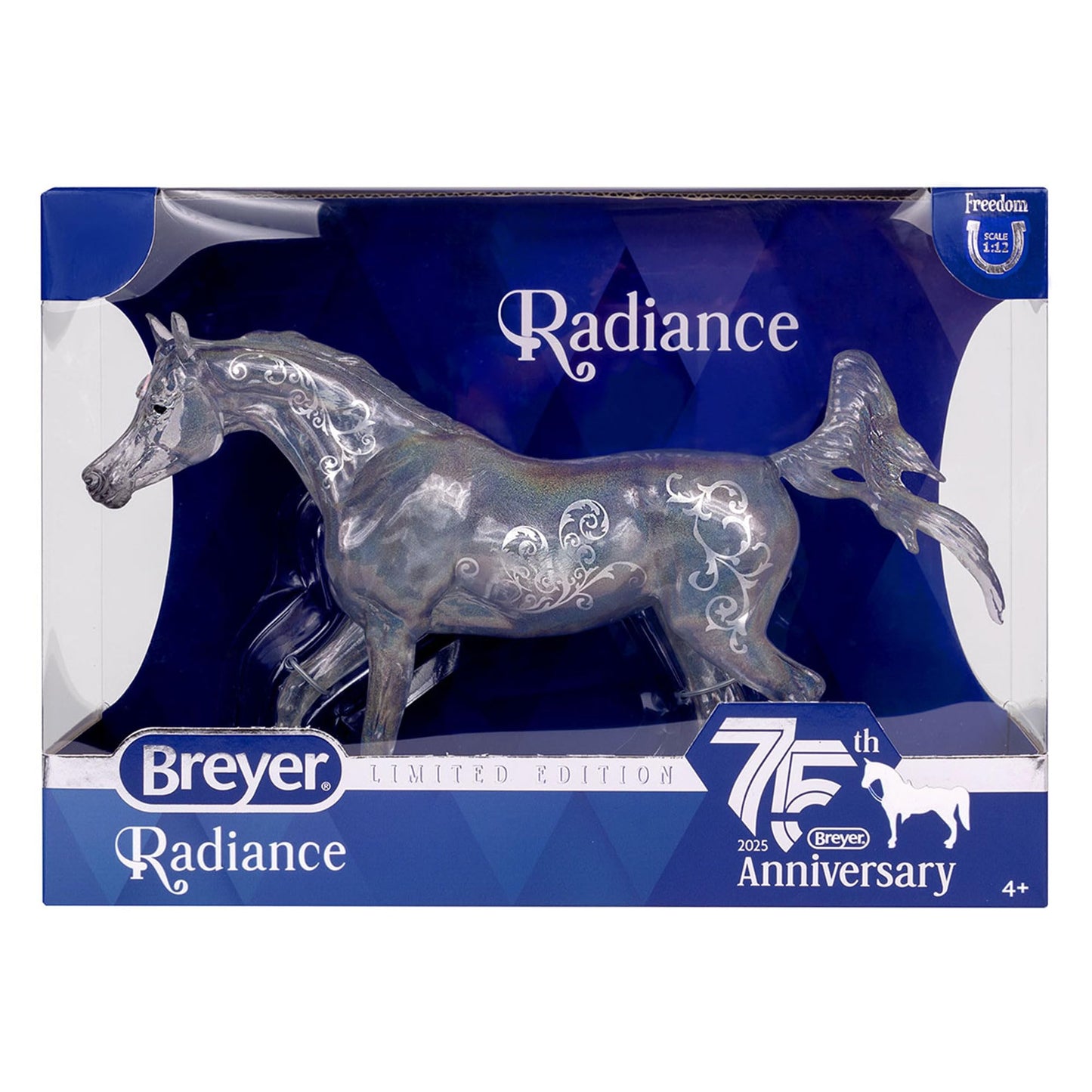 Breyer Horses Freedom Series |Radiance | 75th Anniversary Limited Edition | Horse Figurine | 9" L x 7" H | Model #B-FS-10253