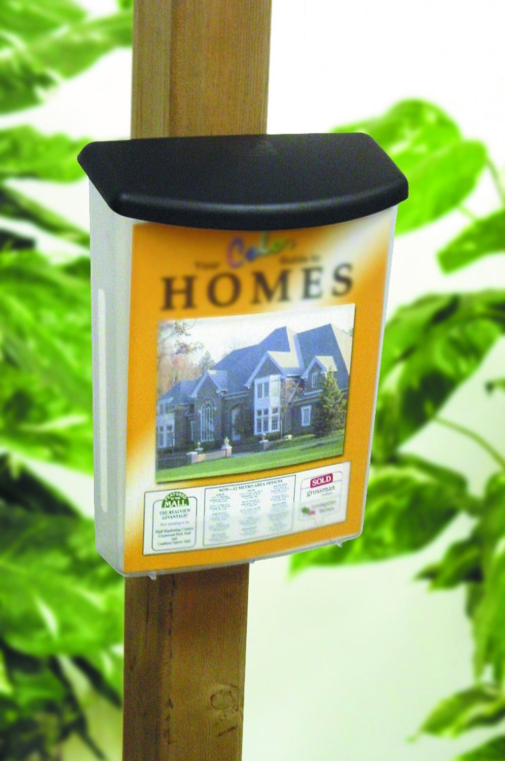 SOURCE ONE Premium Large Outdoor Real Estate Style Brochure Holder