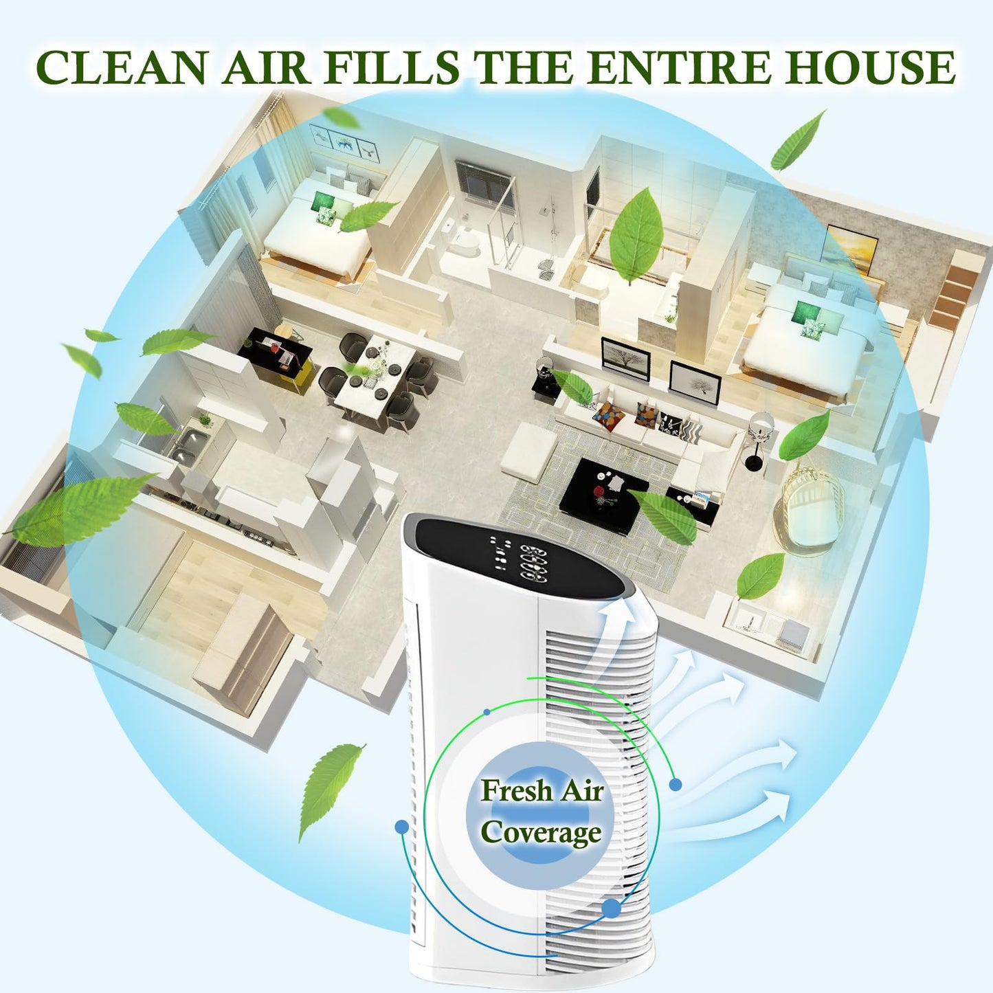 Can-Meageren AP-2202-UL Replacement H13 True HEPA Filter Compatible With Sejoy AP-2202 Air Purifier, Activated Carbon Filters(2 HEPA Filters + 2 Active Carbon)