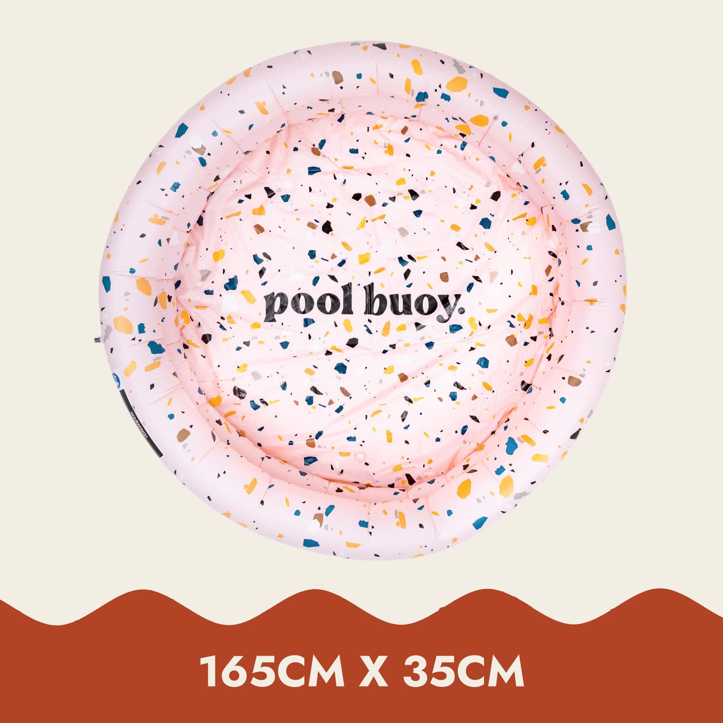 Pool Buoy Round Inflatable Pool with Storage Bag - Premium Outdoor Swimming Pool for Kids, Toddlers, Infants and Adults - Garden and Backyard Pools for Family Summer Pool Party (Call Me Jackie)