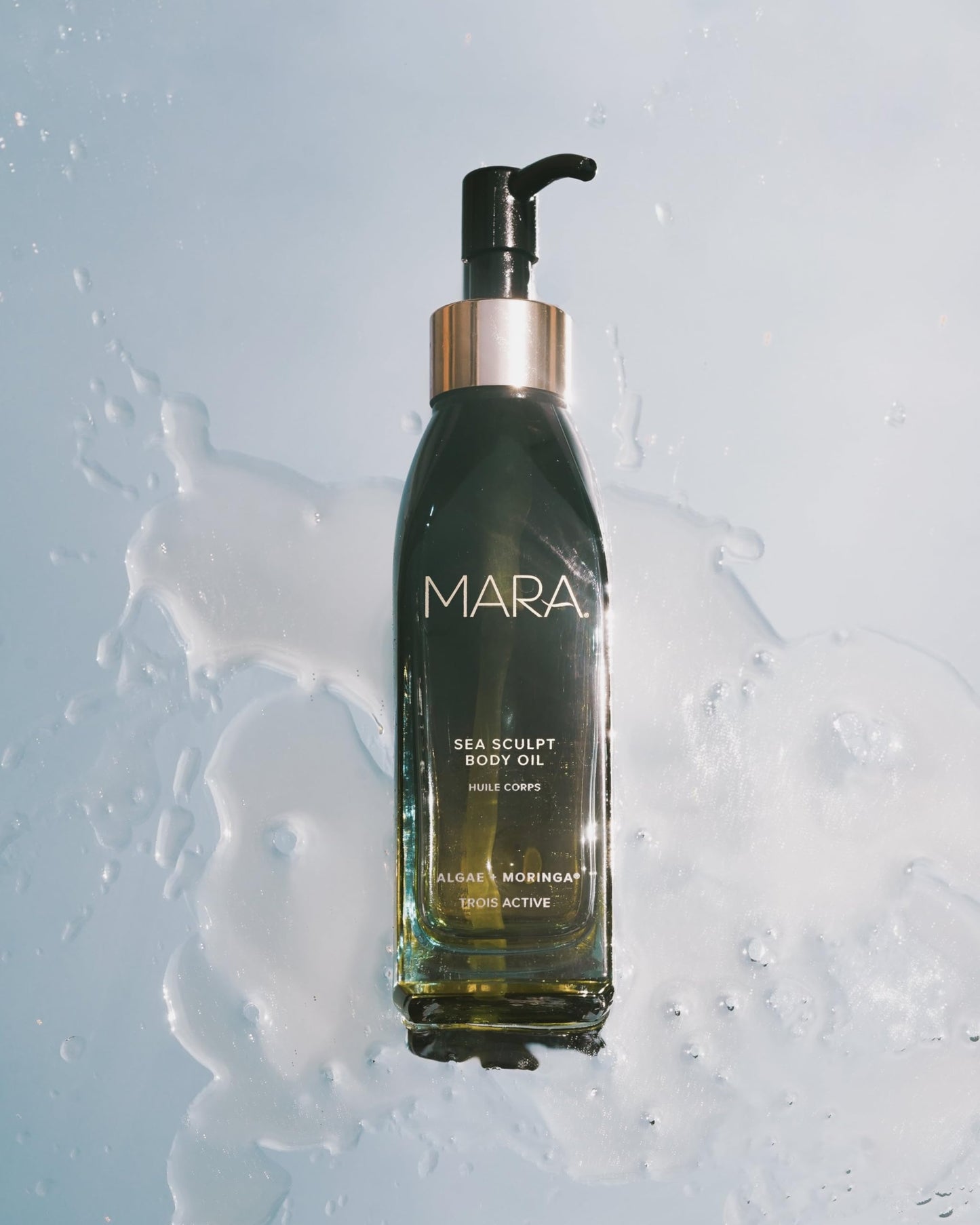 MARA - Natural Algae + Moringa Sea Sculpt Body Oil | Plant-Based Skin Care | Firm, Hydrate + Refine the Skin with Squalane (4 fl oz | 120 ml)