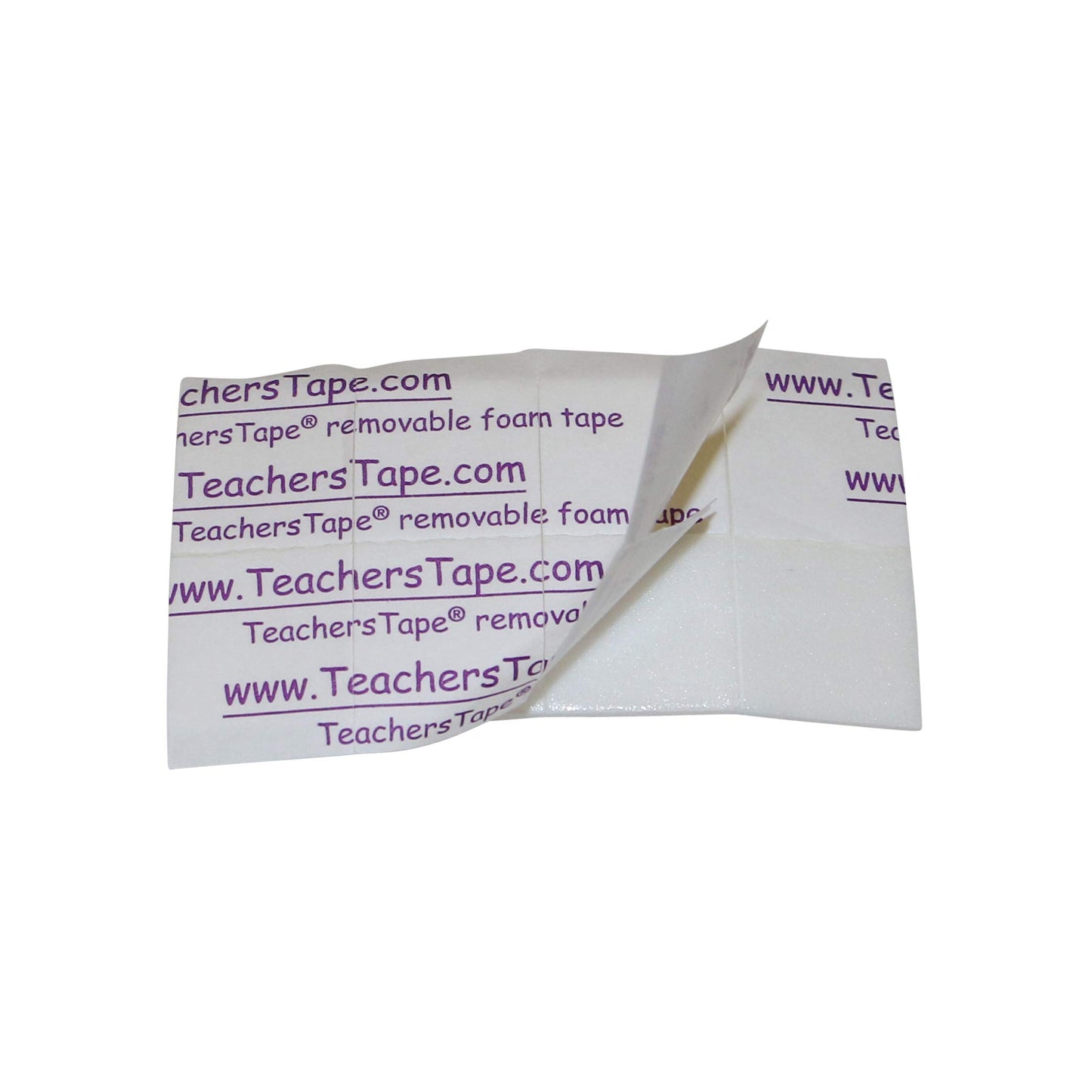Duraco Teachers Tape™ Bulk Pack (2000 Pieces per roll), Double-Sided Removable Foam Tape for Wall Mounting