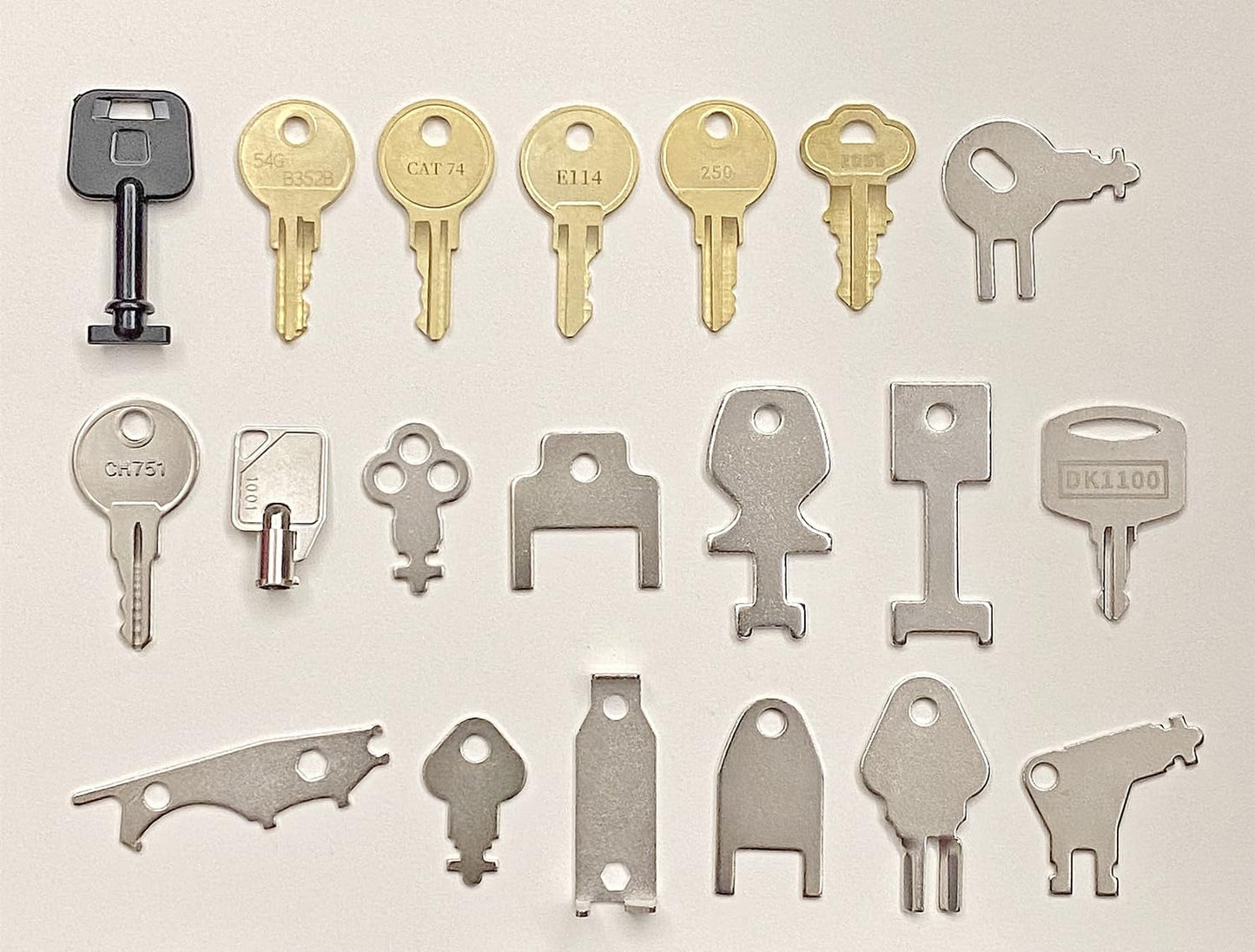 (29) Master Dispenser Key Set - for Most Popular Paper Towel & Toilet Paper & Soap Dispensers