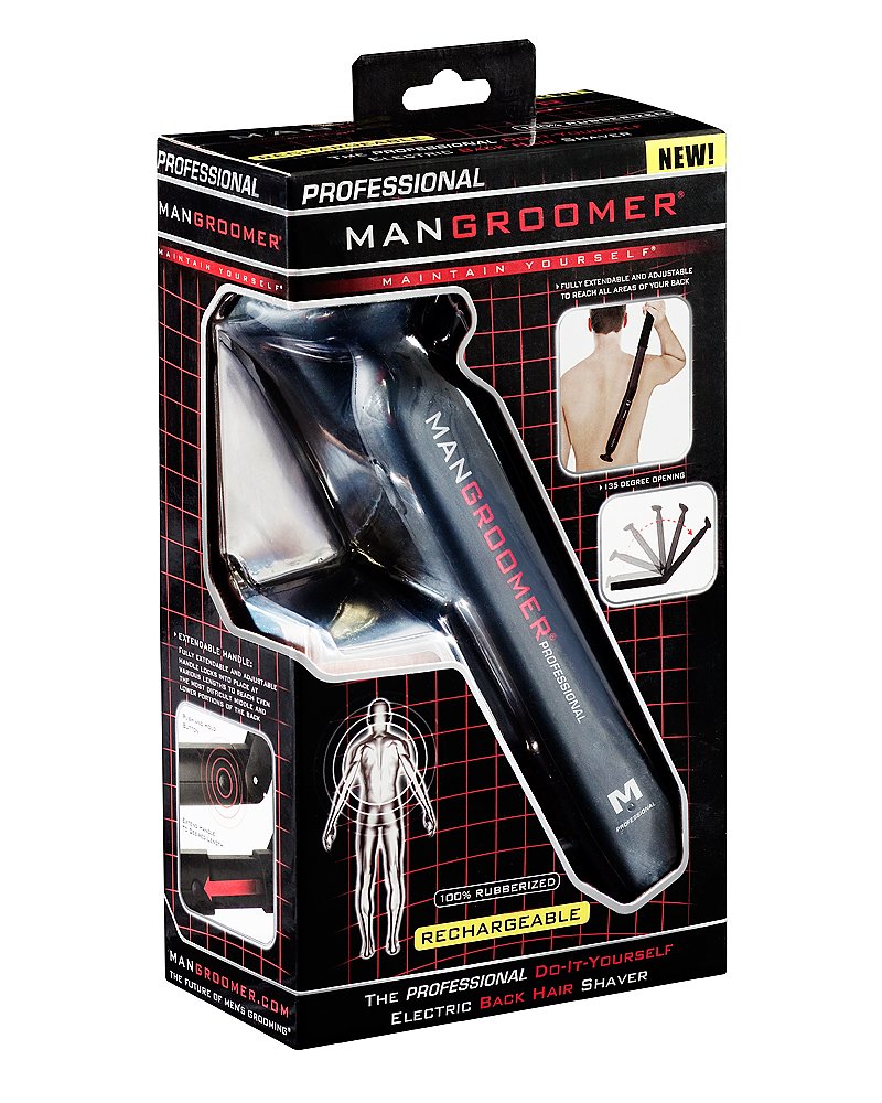 MANGROOMER - PROFESSIONAL Do-It-Yourself Electric Back Hair Shaver