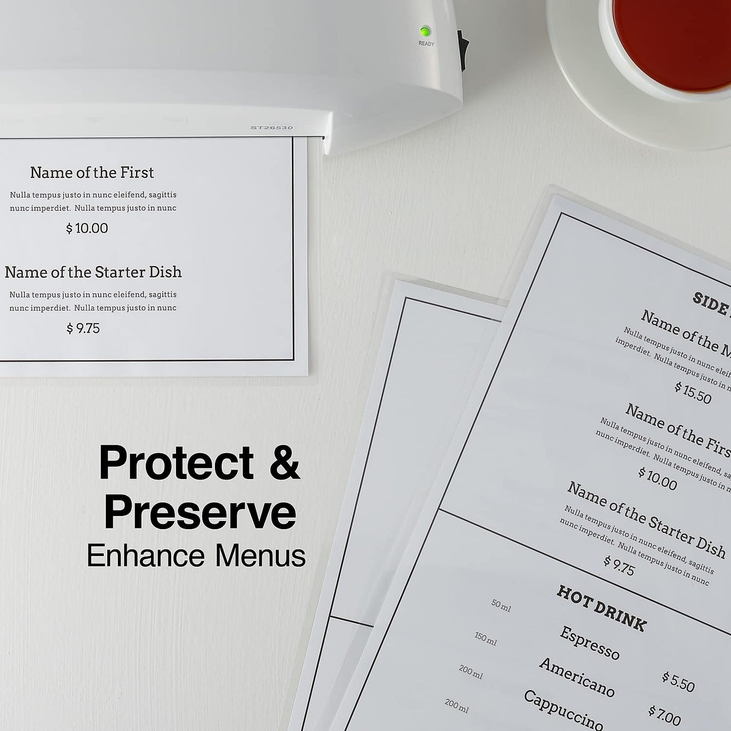 Staples Thermal Laminating Pouches, Menu Size, 12 x 18 Inches, 3 Mil, 25/Pack