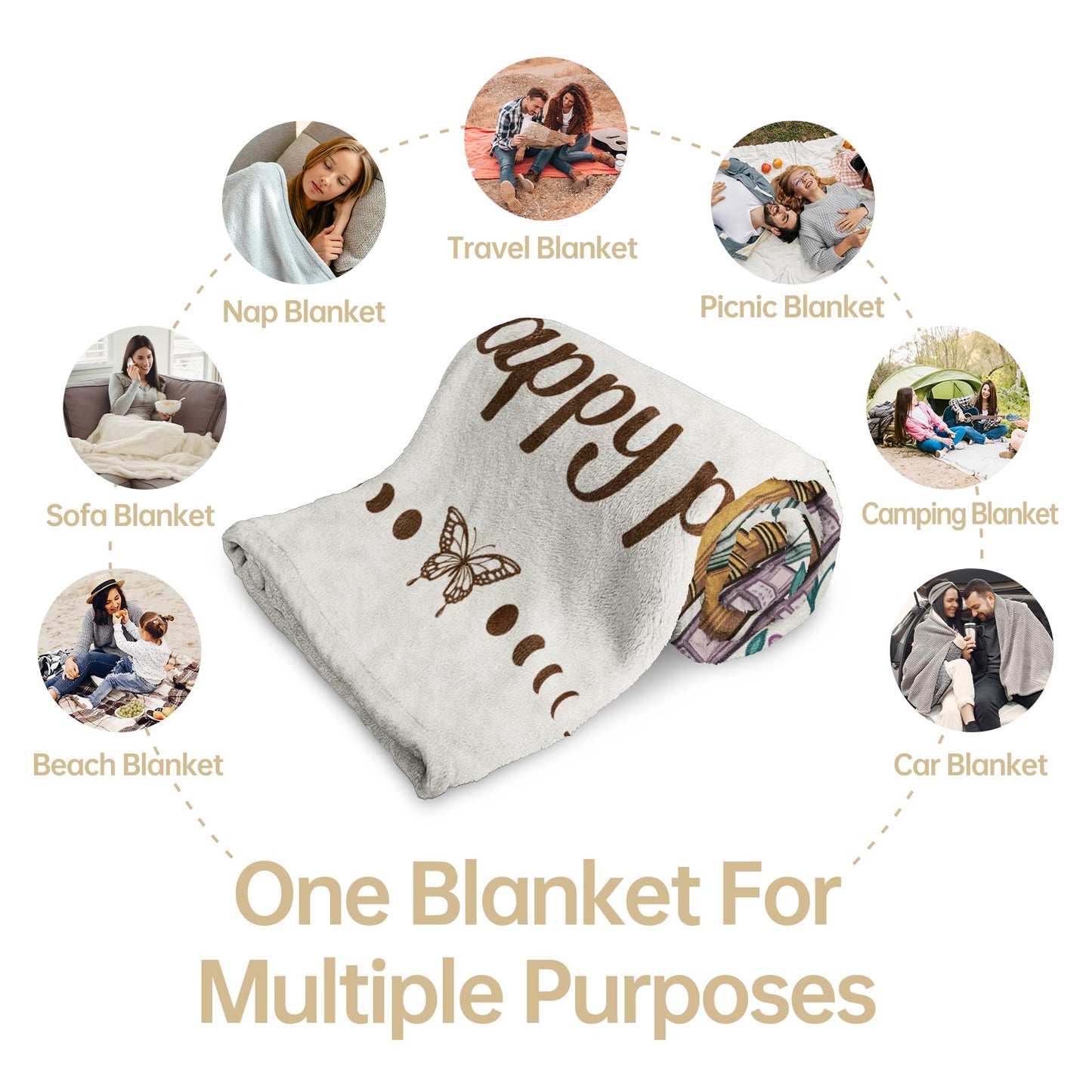 musaecoin Book Lovers Gifts, Reading Blanket Gifts for Book Lovers, Unique Bookish Presents for Reader Bookworm on Birthday Christmas Soft Flannel Throw Blanket 60"x50"