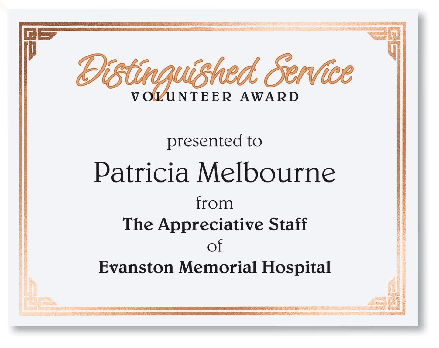 PaperDirect Majestic Specialty Certificates, 50 Sheets 28lb White Paper, 8½" x 11", Embossed Copper Foil Accents, Perfect for Awards, Students, Employees, Volunteers, Course Completion, Diplomas