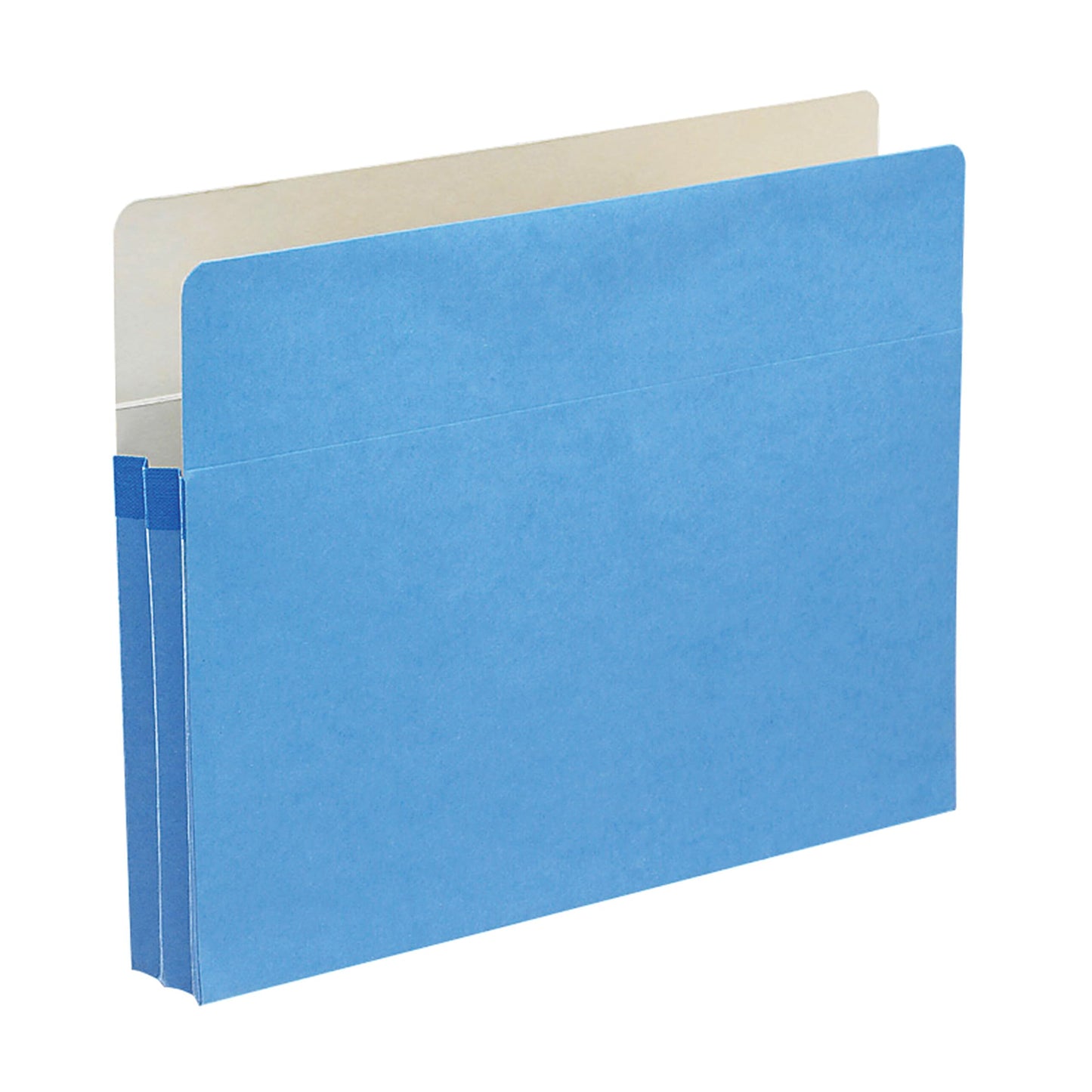 Smead File Pocket, Straight-Cut Tab, 1-3/4" Expansion, Letter Size, Blue, 25 per Box (73215)