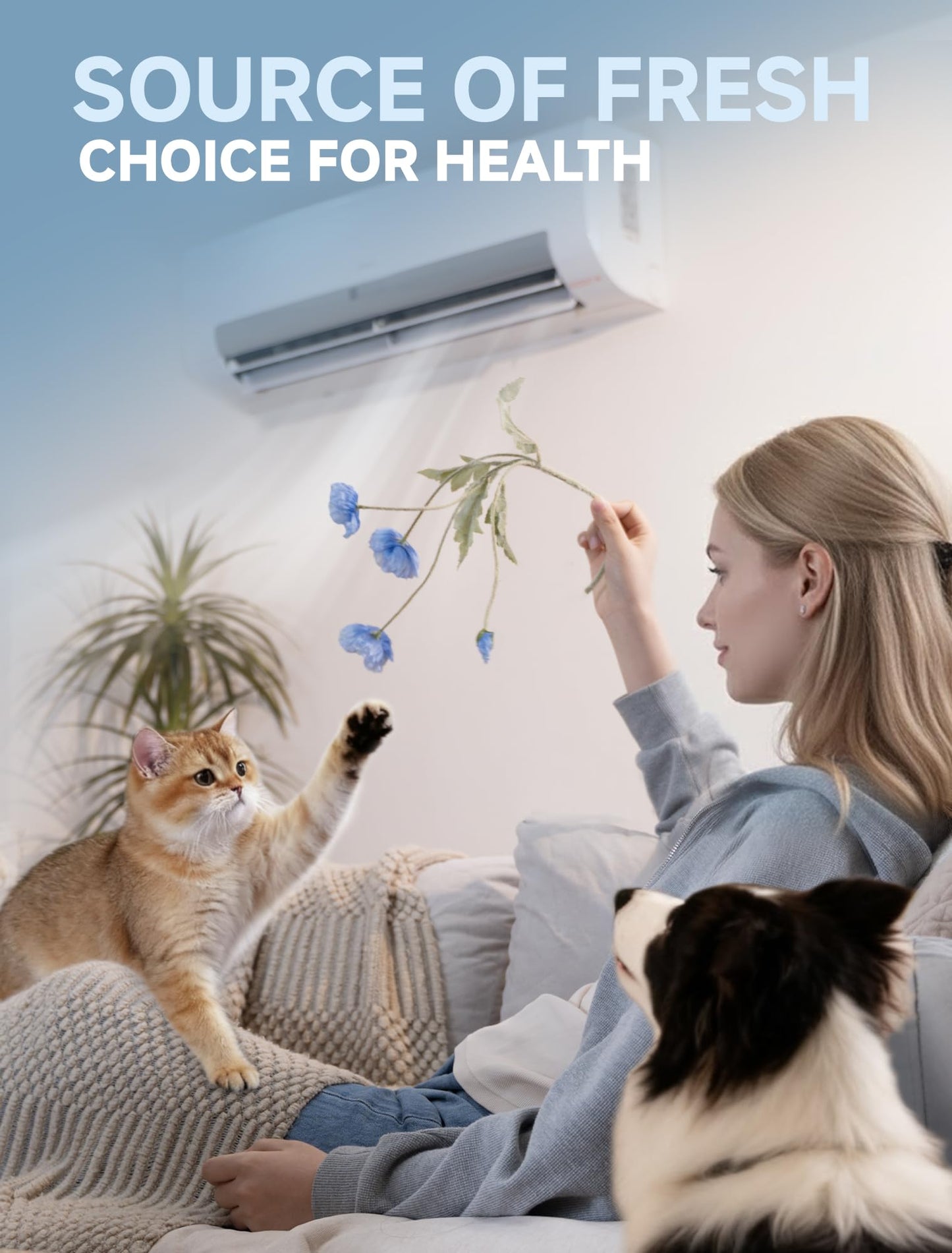 Reashy Mini Split Cleaning Kit, Waterproof Air Conditioner Cleaning Bag, Split Unit Cleaner with PVC Cleaning Cover, Support Plate, Waterproof Curtain, Water Retaining Sheet, Outlet Pipe