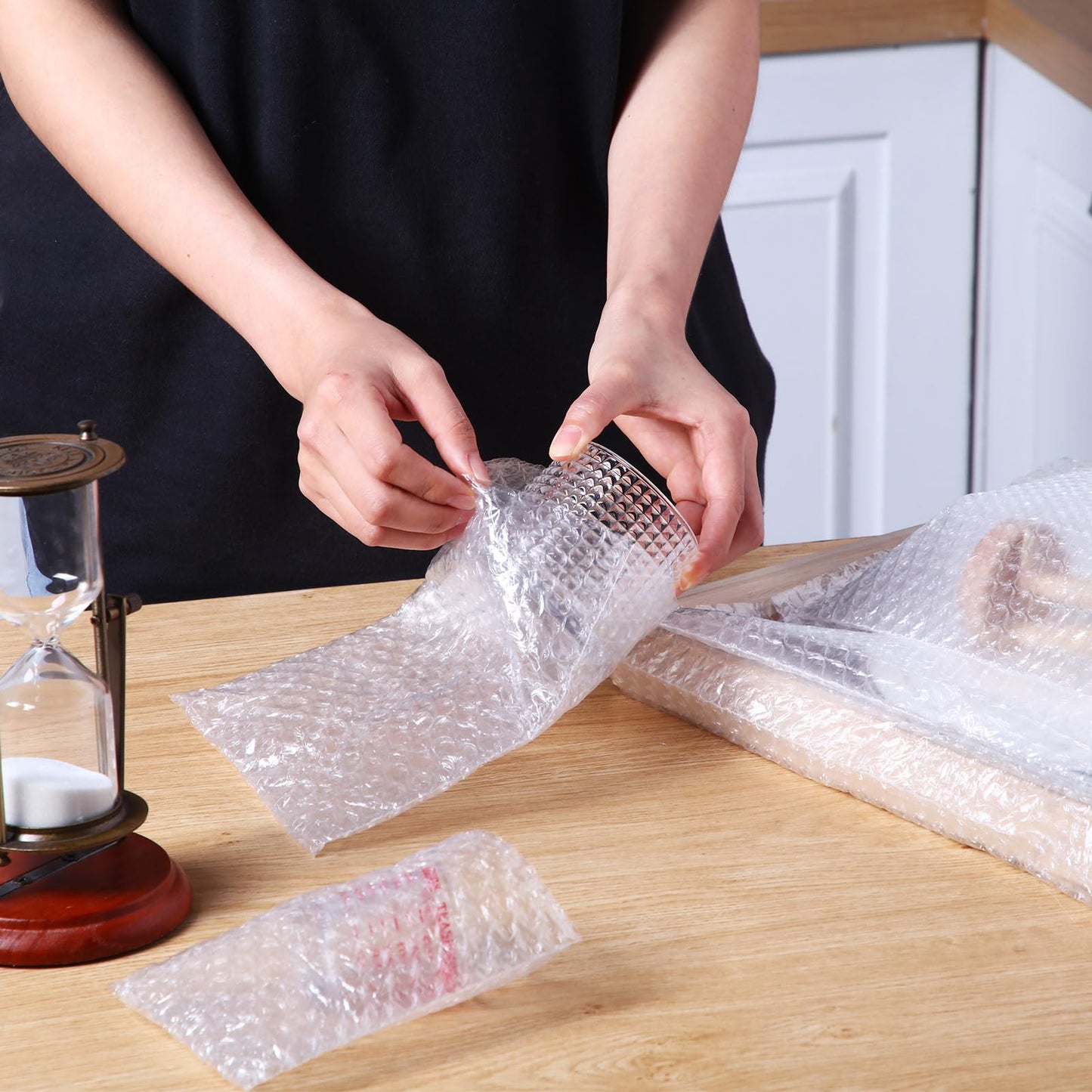 100 Pcs 5 Sizes Bubble Pouches Bags Bubble Bags for Shipping Packing Cushion Wrap Pockets Moving Supplies for Dishes and Glasses, China Cups, Glassware Mugs Packaging(Mixed Size,Clear)