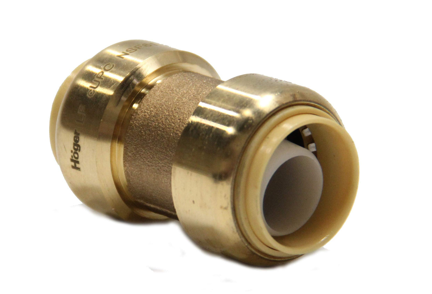 (Pack of 10) EFIELD 3/4 Inch Straight Coupling Push-Fit Fitting to Connect Pex, Copper, CPVC with a Disconnect Clip,(PF008)