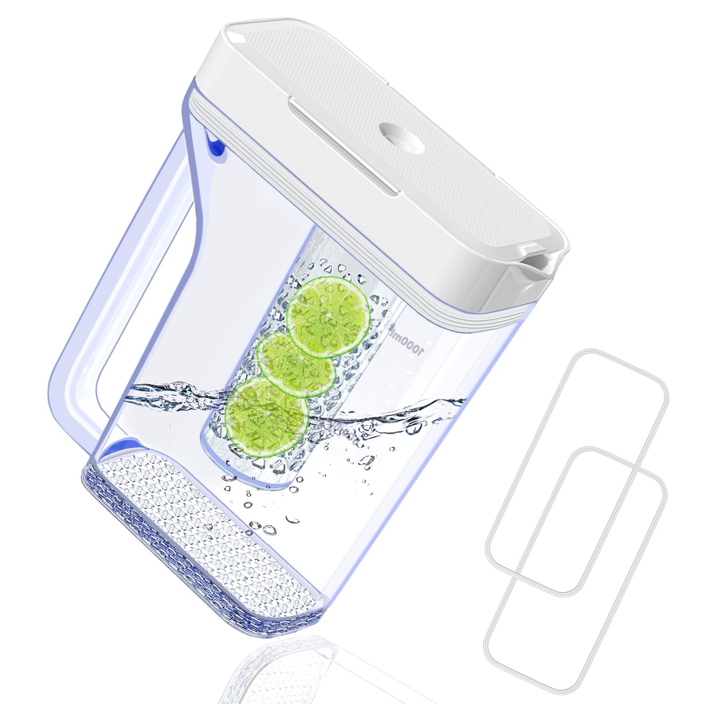 Upgraded RF23M8070SR RF23M8570SR RF23M8590SG RF23M8090SR Water Pitcher Compatible with Samsung Fridge Water Pitcher Parts DA97-17395A Refrigerator Water Reservoir Water Tank Water container NO LEAK