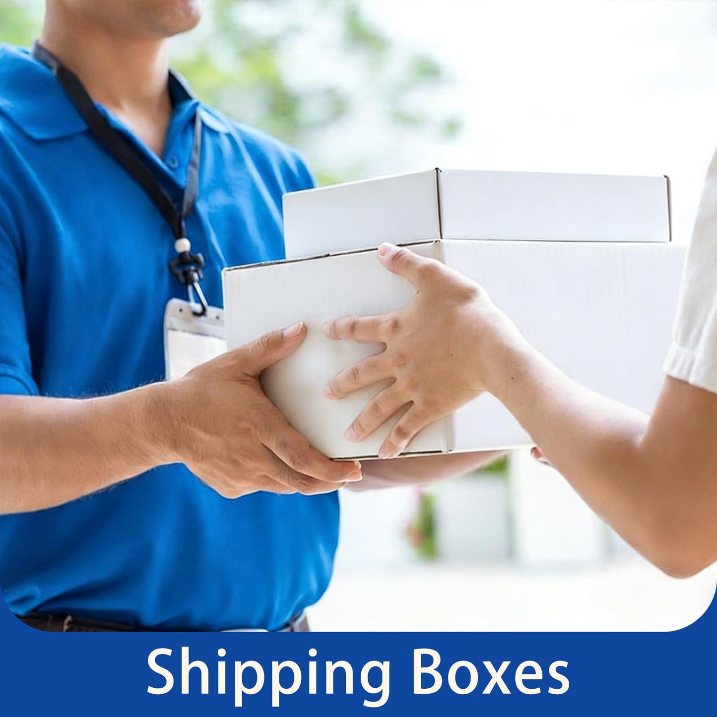 Mefleet 12x5x9" Shipping Boxes 50 Pack - Corrugated Cardboard Mailing Box Packaging for Small Business - White Mailer Packing Supplies